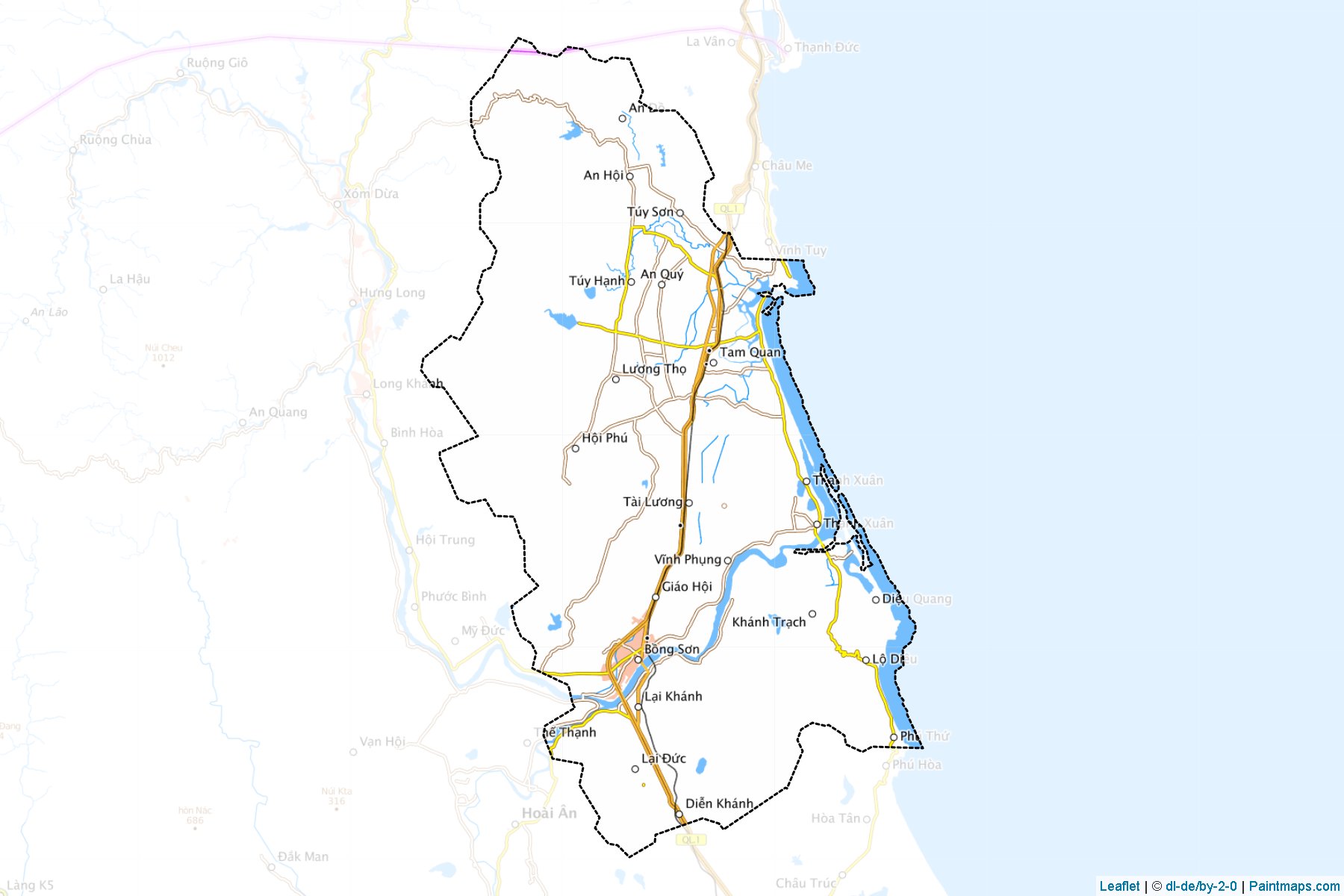 Hoai Nhon (Binh Dinh) Map Cropping Samples-1