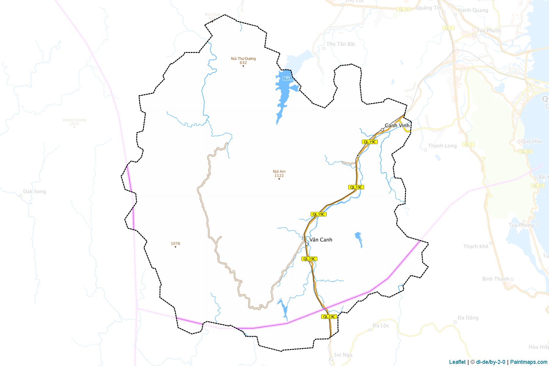 Van Canh (Binh Dinh) Map Cropping Samples-1