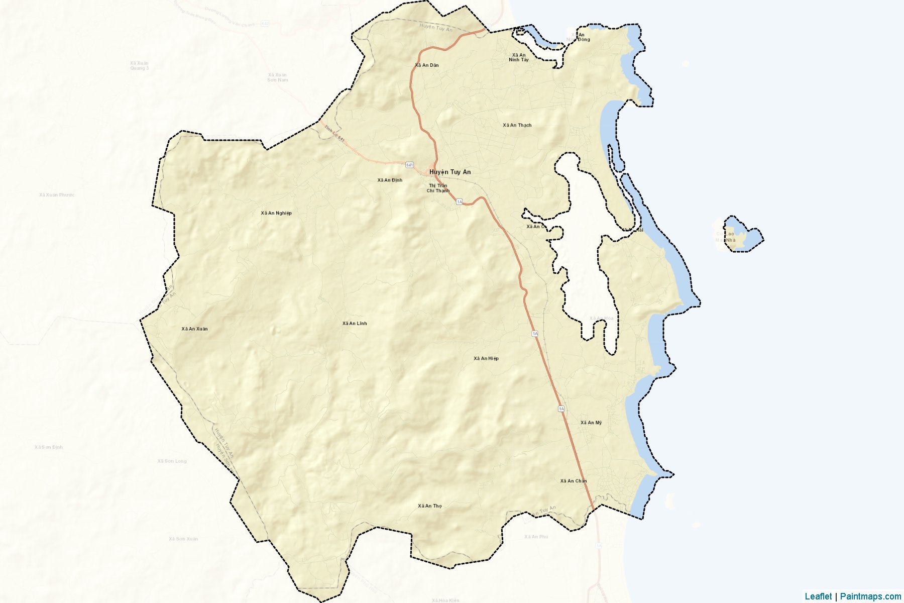 Tuy An (Phu Yen) Map Cropping Samples-2