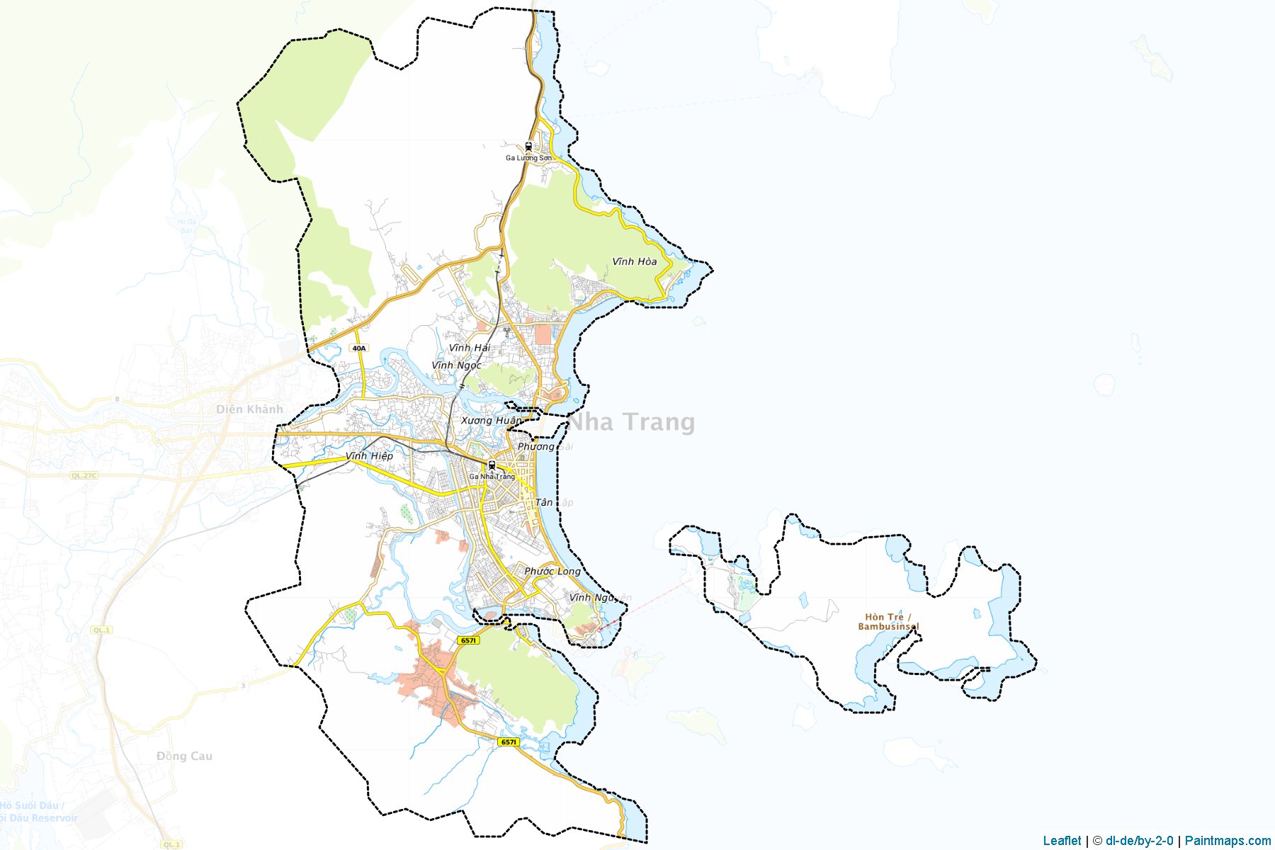 Nha Trang (Khanh Hoa) Map Cropping Samples-1