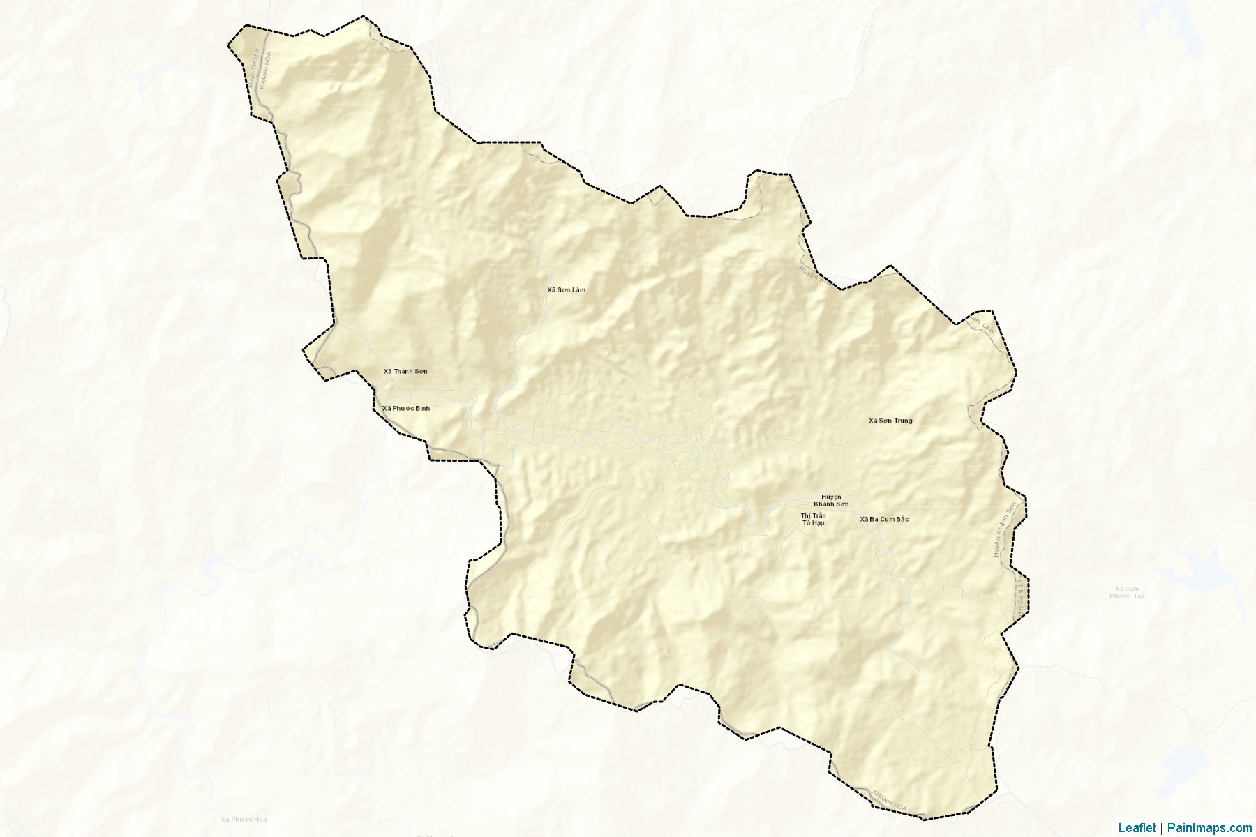 Muestras de recorte de mapas Khanh Son (Khánh Hòa)-2