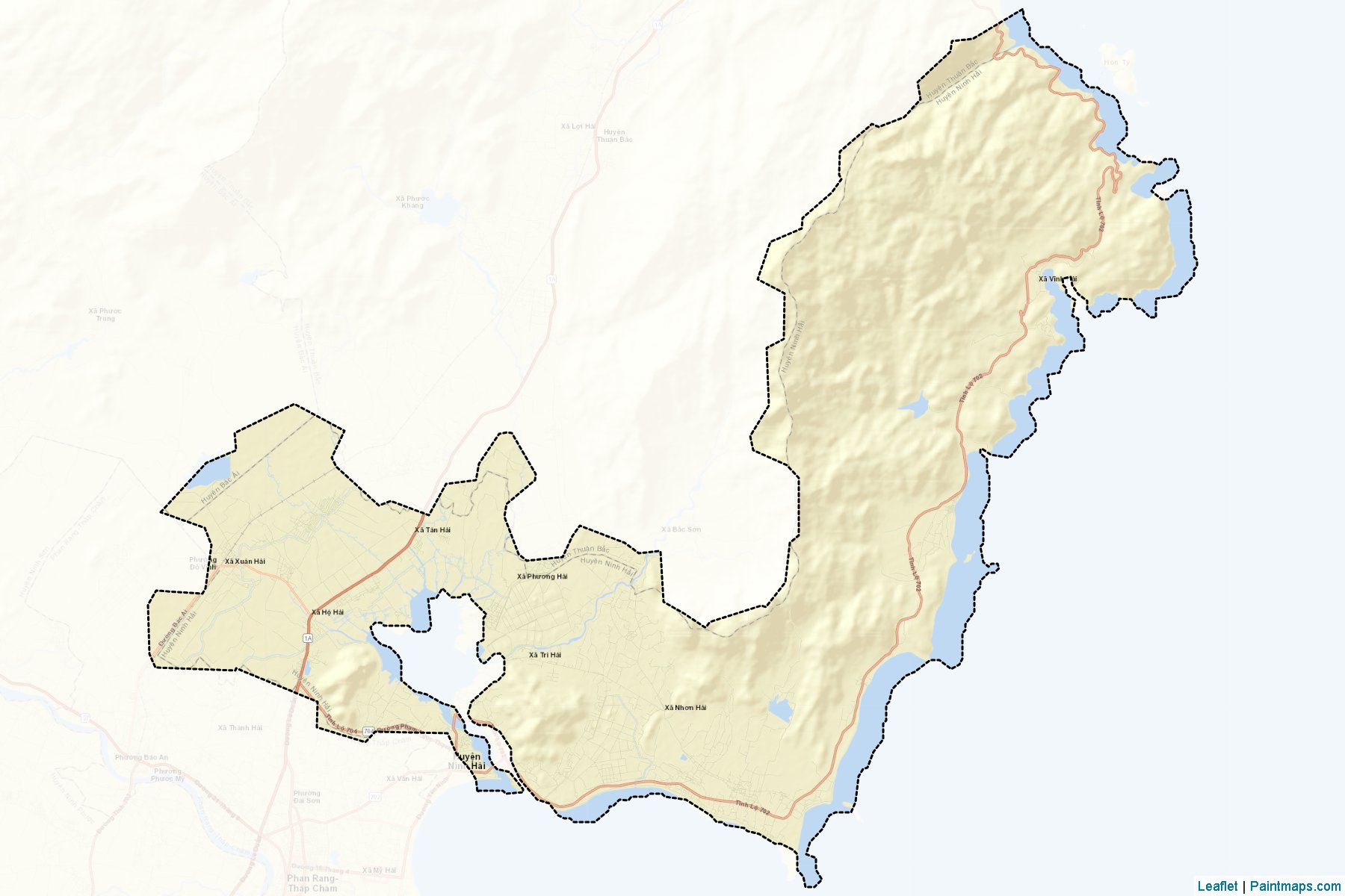 Ninh Hai (Ninh Thuan) Map Cropping Samples-2