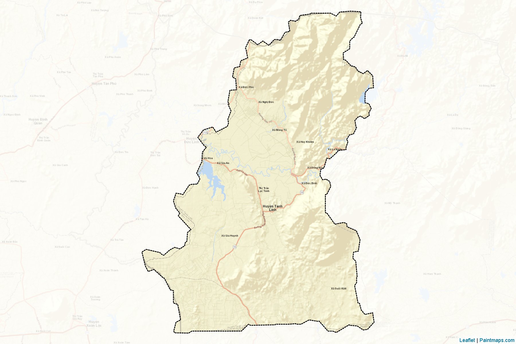 Muestras de recorte de mapas Tanh Linh (Bình Thuận)-2