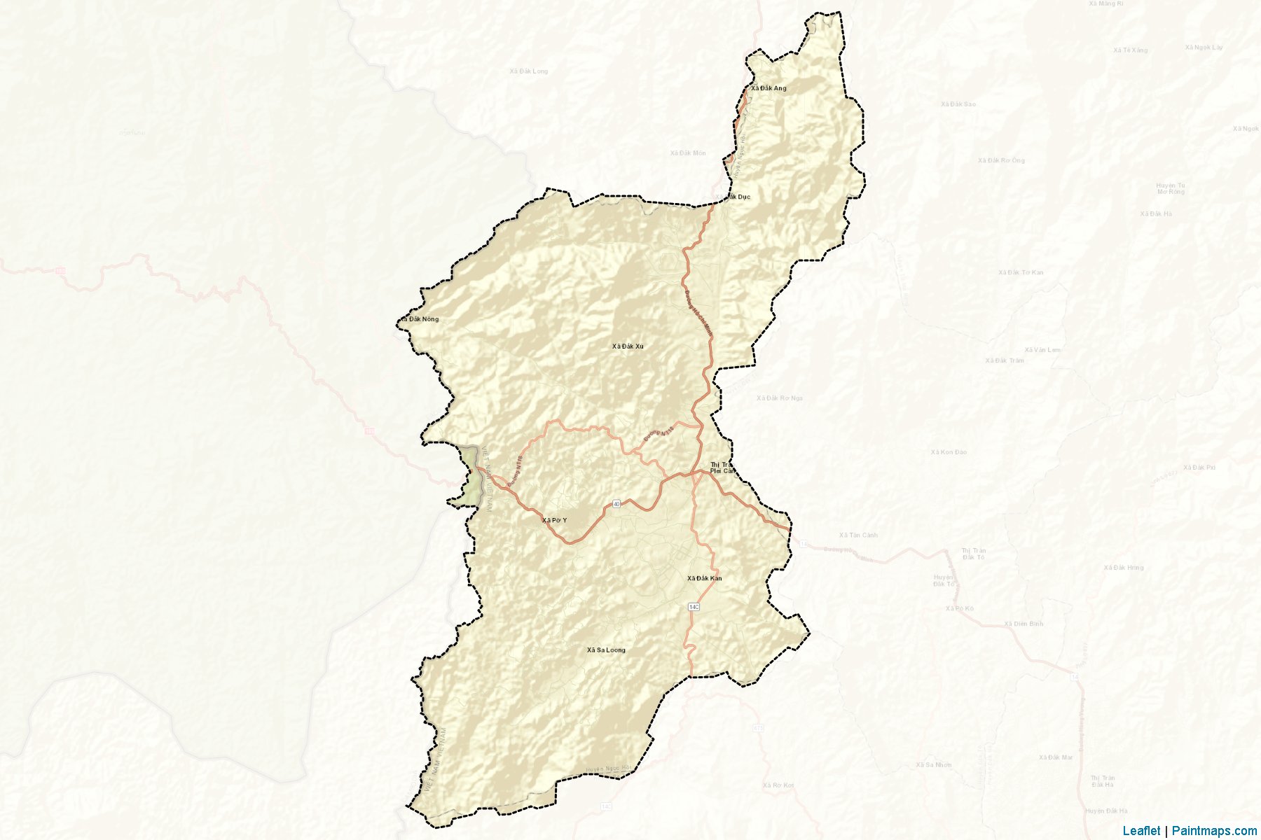 Muestras de recorte de mapas Ngoc Hoi (Kon Tum)-2