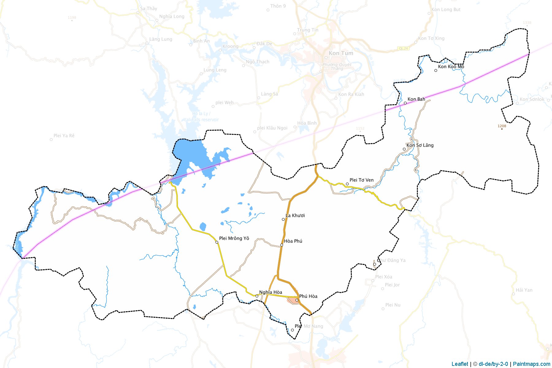 Muestras de recorte de mapas Chu Pah (Gia Lai)-1