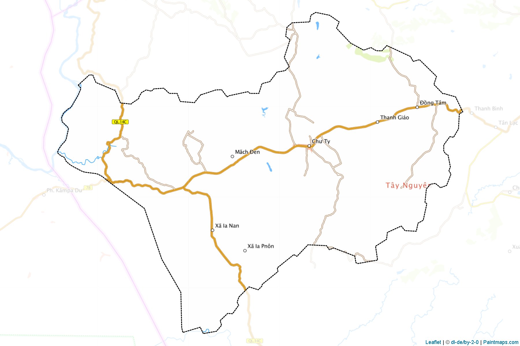 Muestras de recorte de mapas Duc Co (Gia Lai)-1