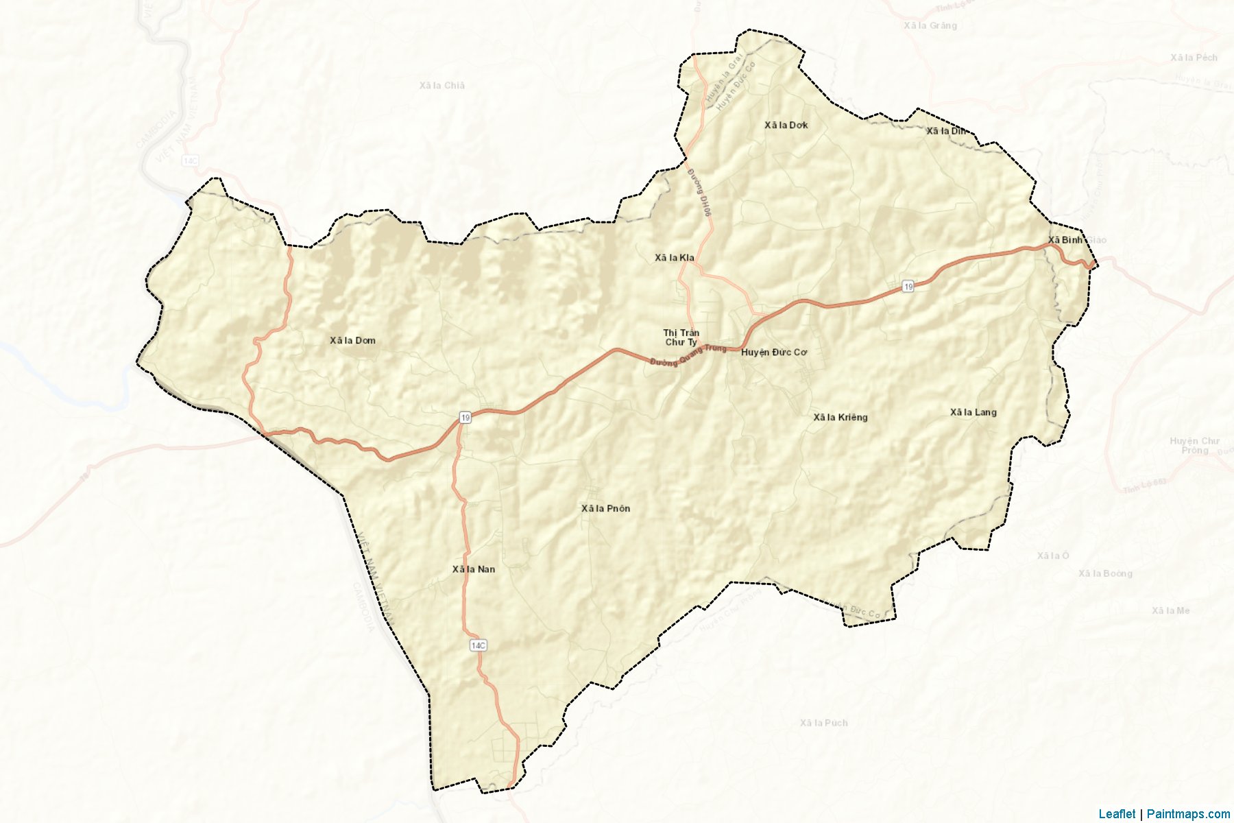 Muestras de recorte de mapas Duc Co (Gia Lai)-2