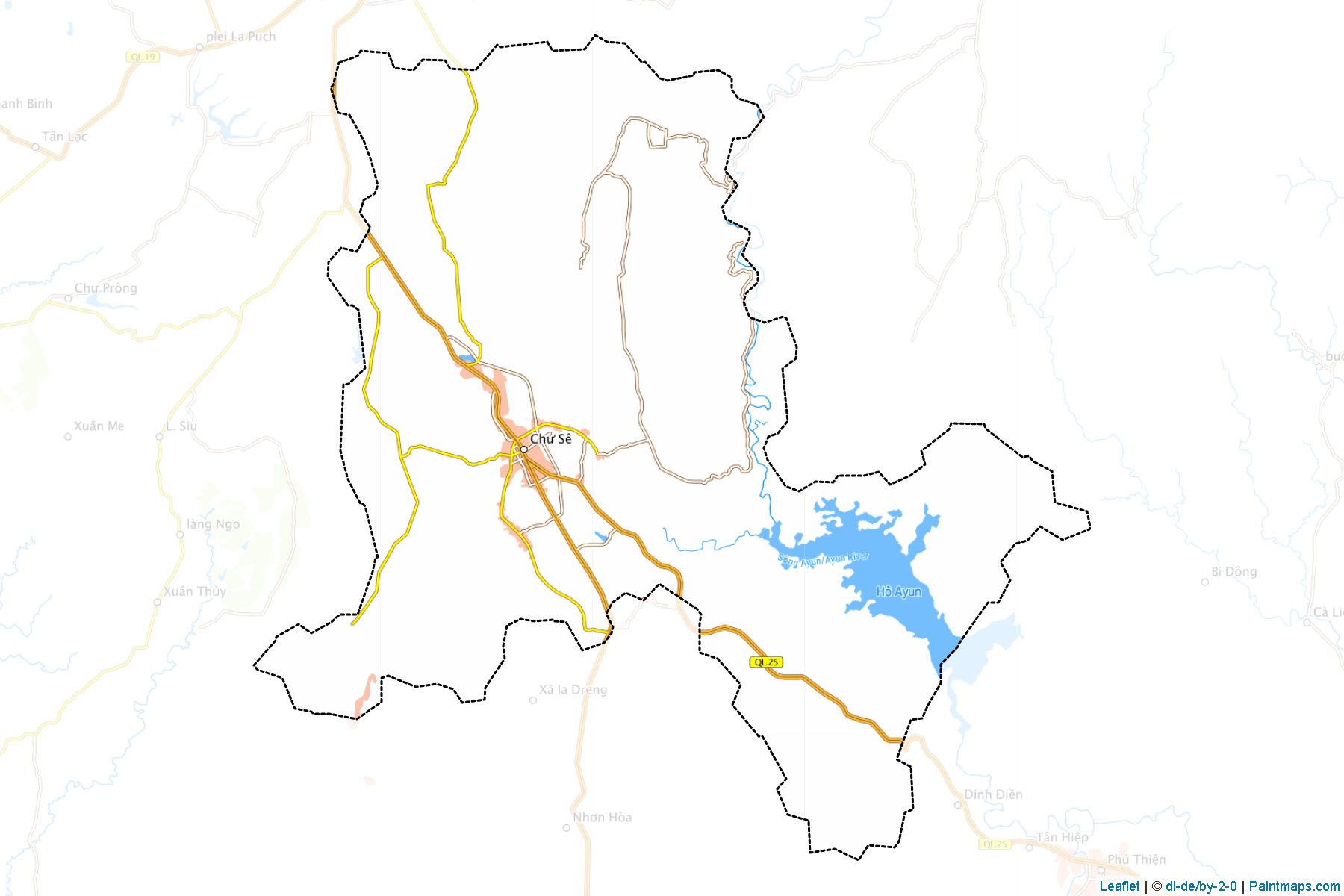 Muestras de recorte de mapas Chu Se (Gia Lai)-1