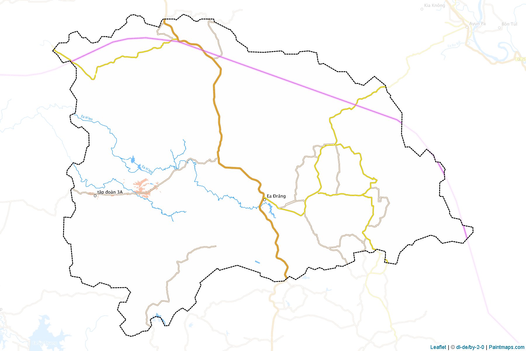 Ea H'Leo (Dak Lak) Map Cropping Samples-1