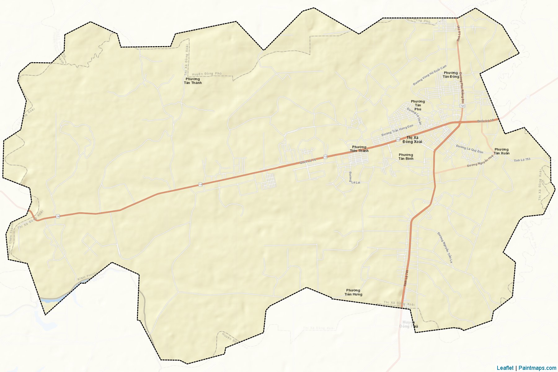 Dong Xoai (Bin Phuoc) Map Cropping Samples-2