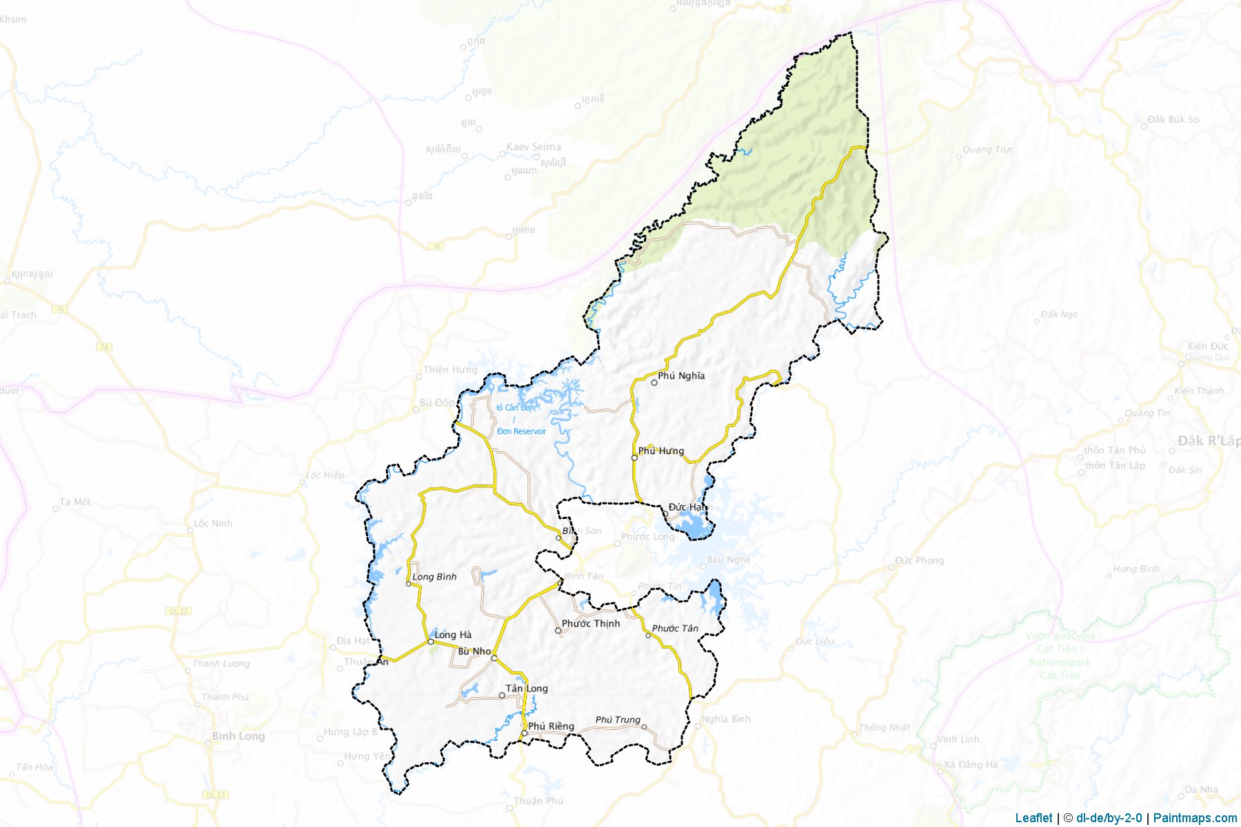 Bu Gia Map (Bin Phuoc) Map Cropping Samples-1