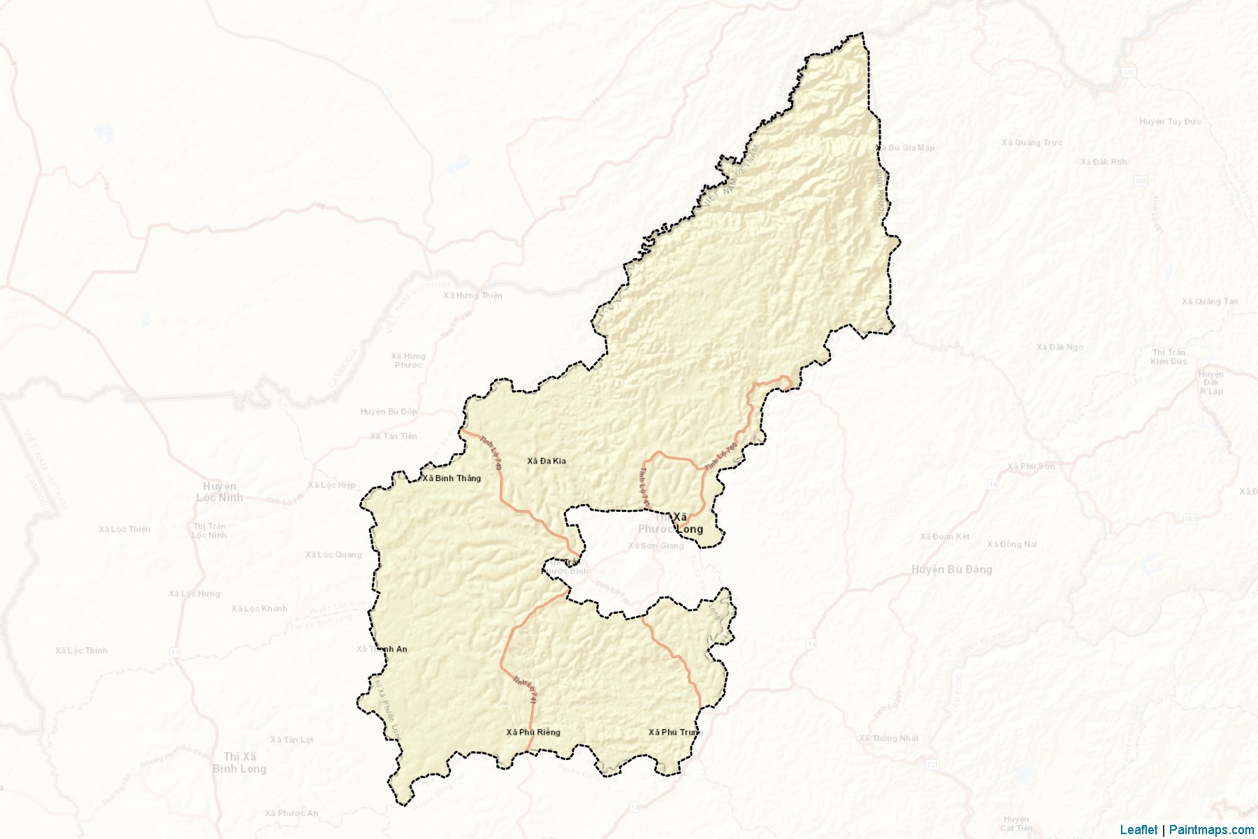 Bu Gia Map (Bin Phuoc) Map Cropping Samples-2