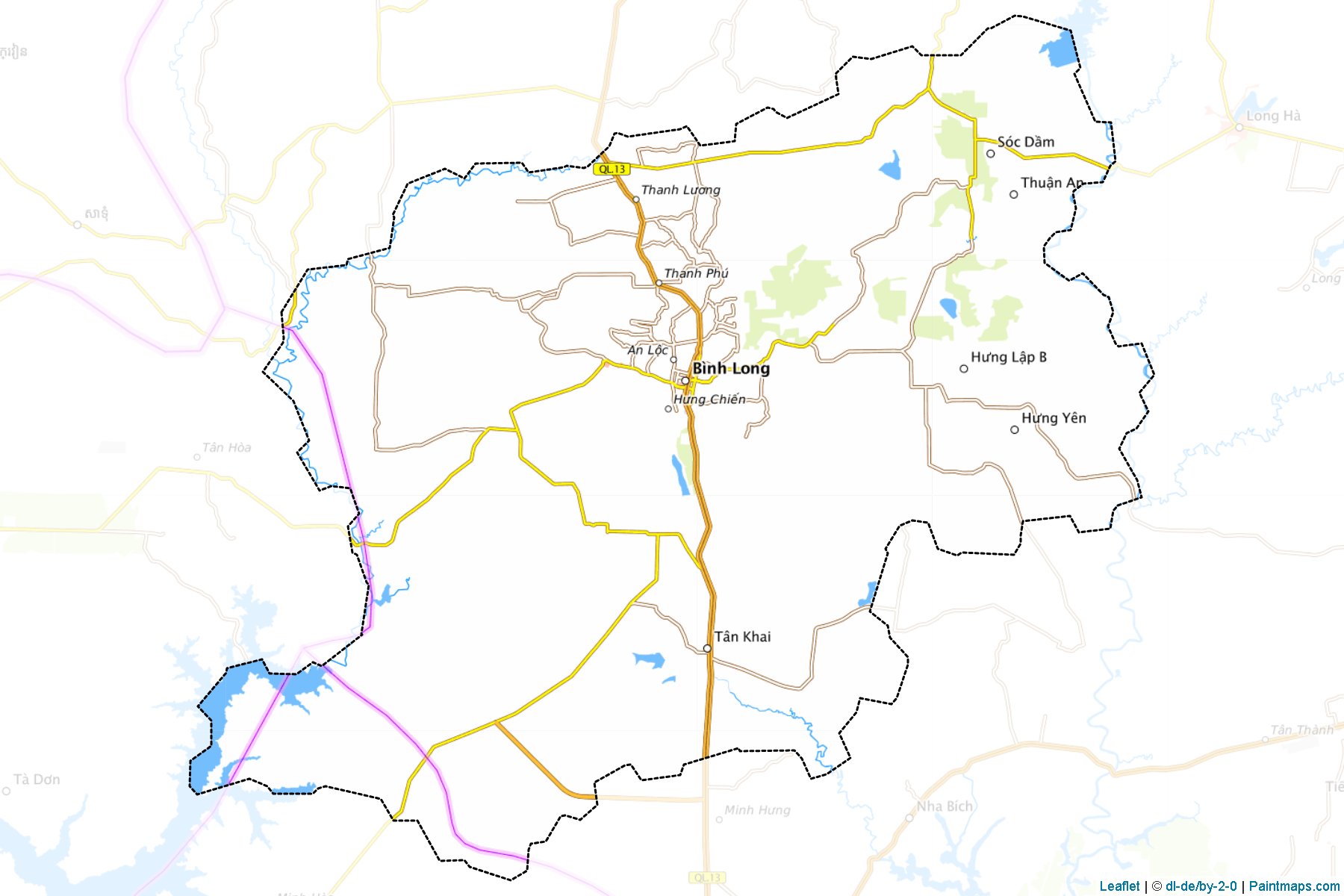 Binh Long (Bin Phuoc) Map Cropping Samples-1