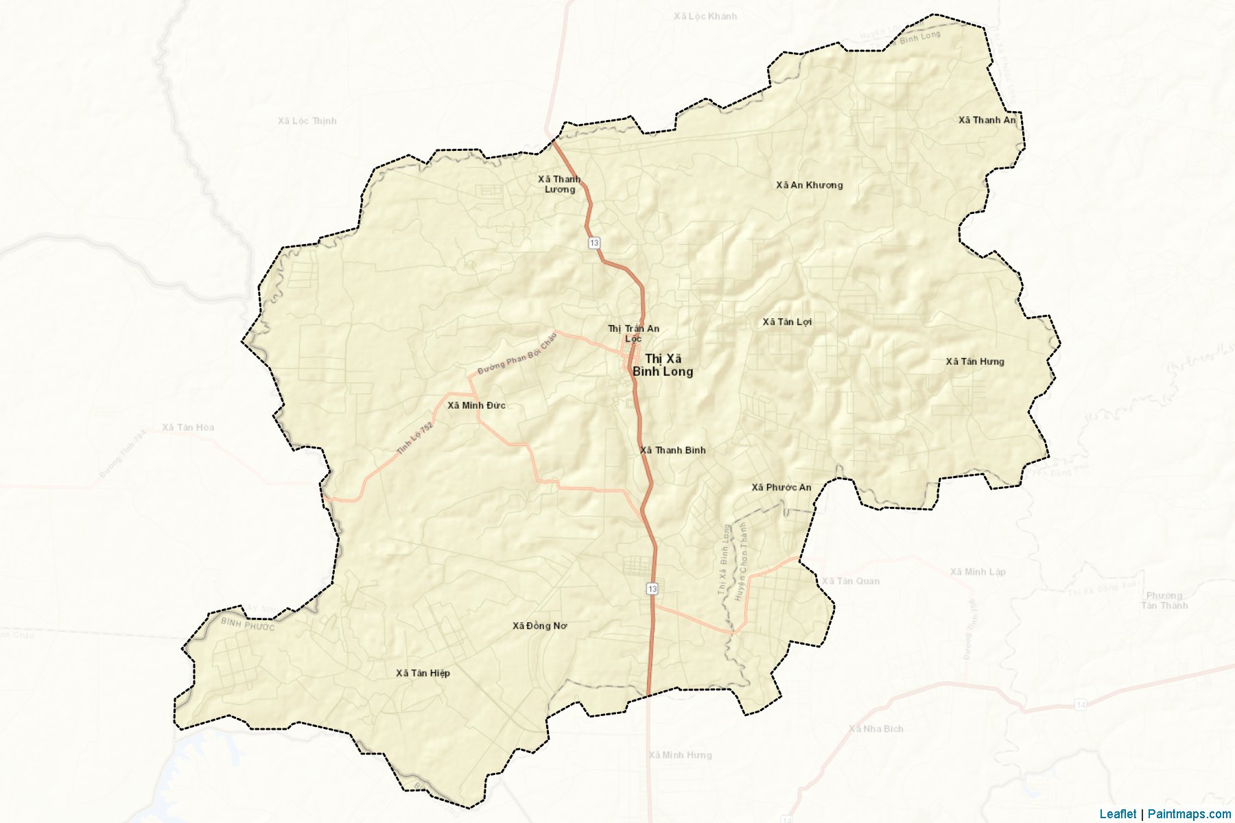 Binh Long (Bin Phuoc) Map Cropping Samples-2