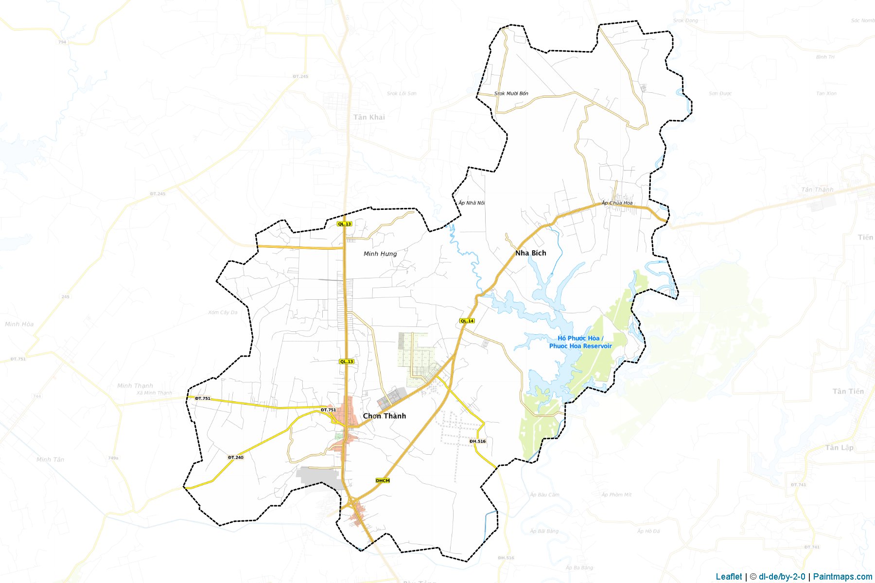 Chon Thanh (Bin Phuoc) Map Cropping Samples-1