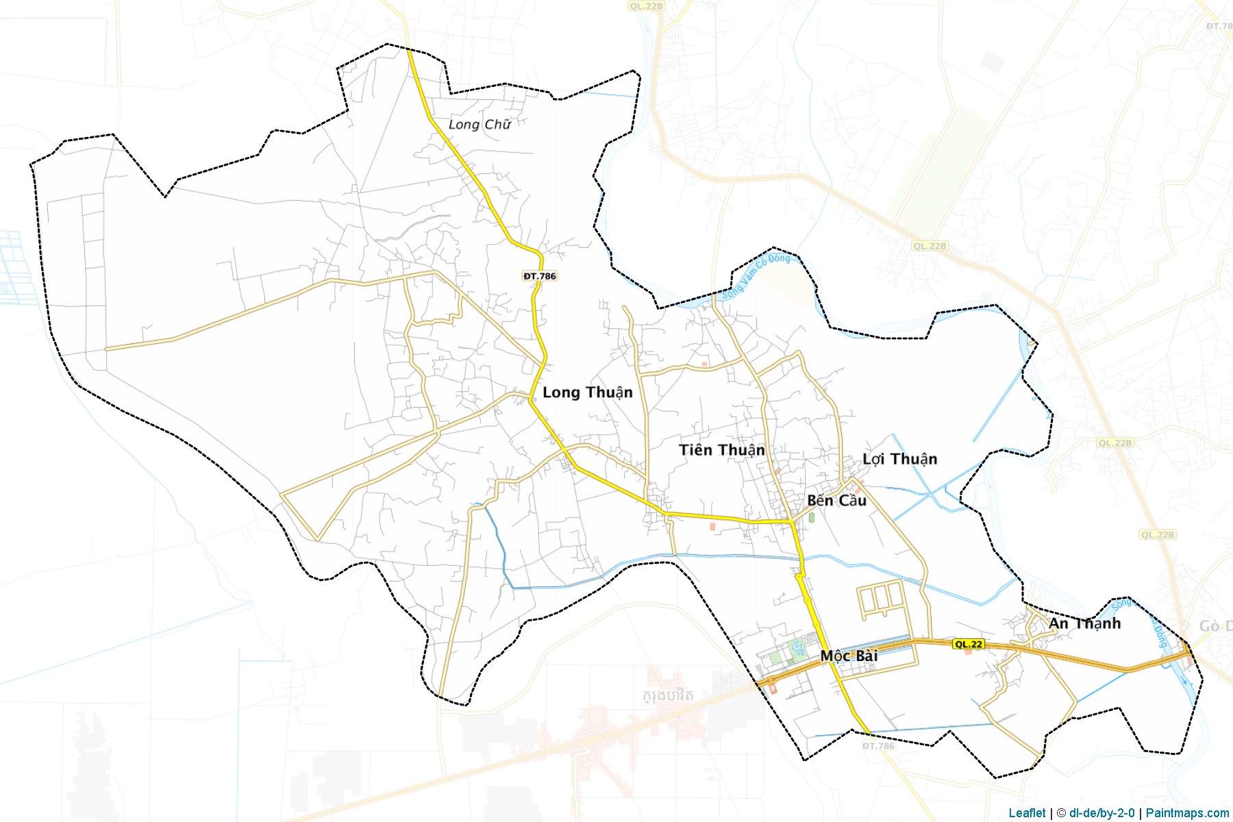 Muestras de recorte de mapas Ben Cau (Tây Ninh)-1