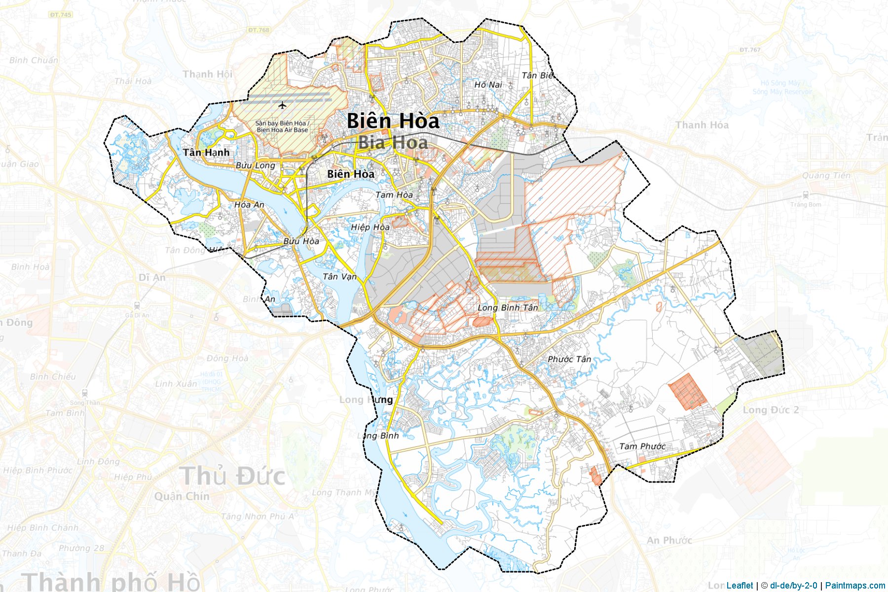 Bien Hoa (Dong Nai) Map Cropping Samples-1