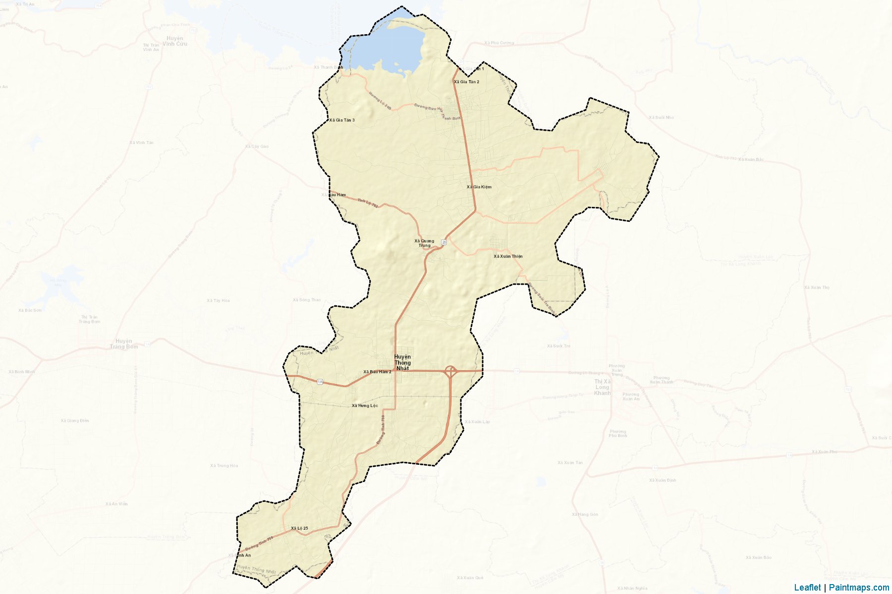 Muestras de recorte de mapas Thong Nhat (Đông Nam Bộ)-2