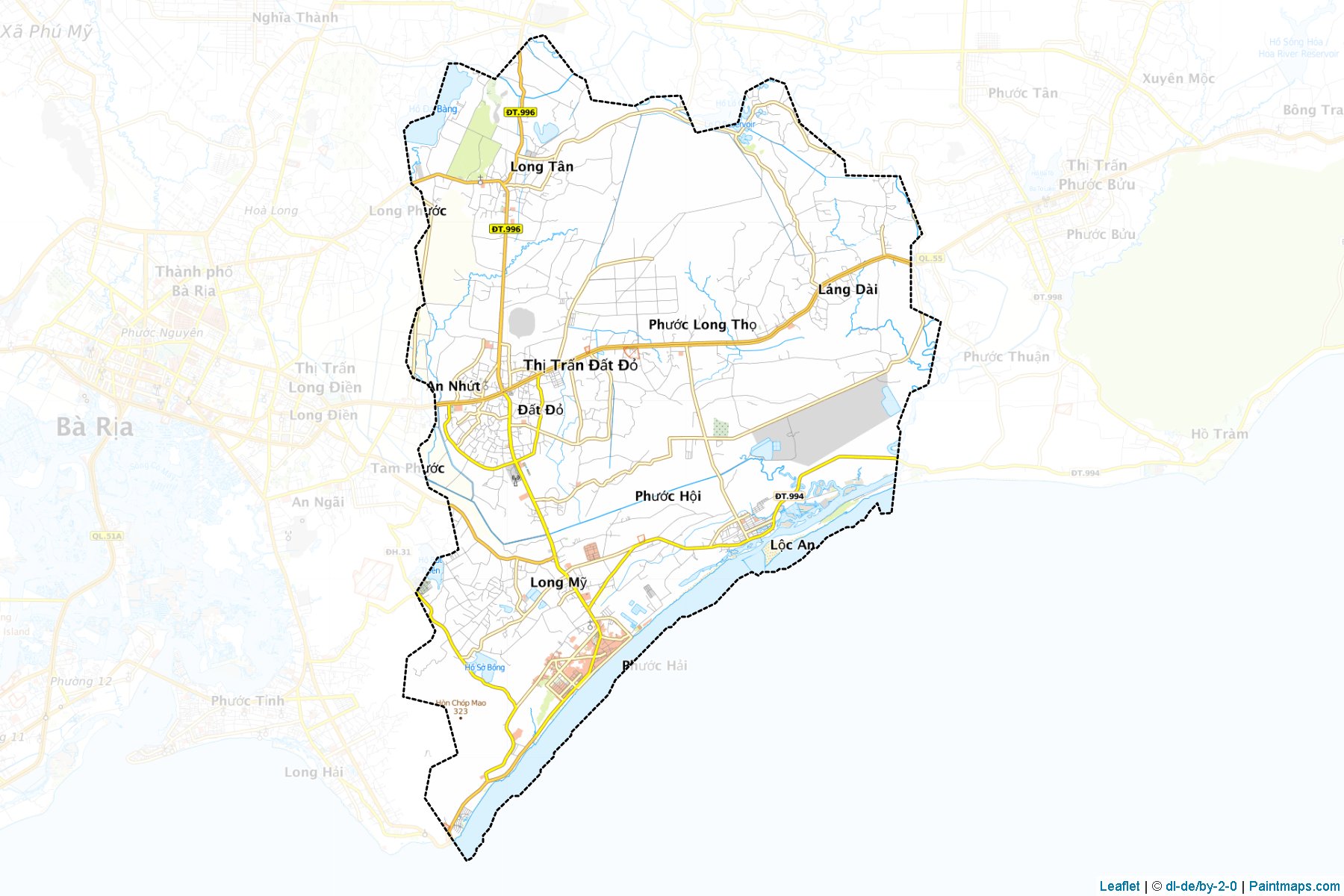 Dat Do (Ba Ria-Vung Tau) Map Cropping Samples-1