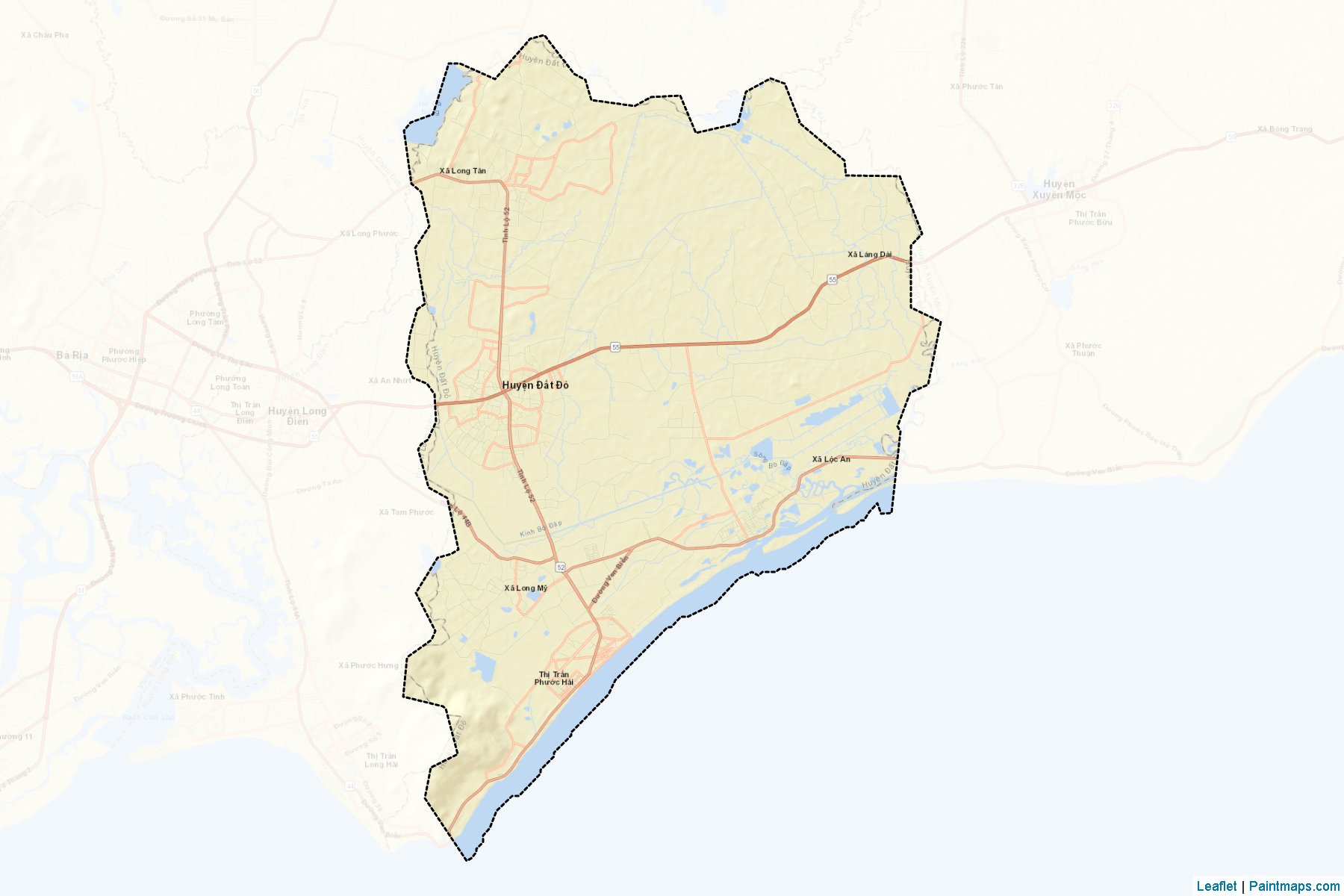 Dat Do (Ba Ria-Vung Tau) Map Cropping Samples-2