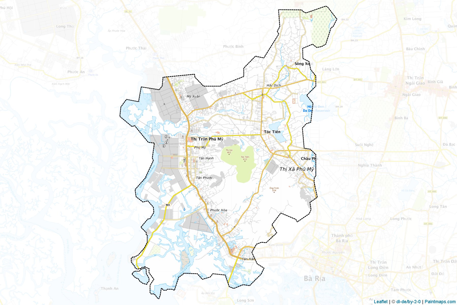 Muestras de recorte de mapas Tan Thanh (Bà Rịa - Vũng Tàu)-1