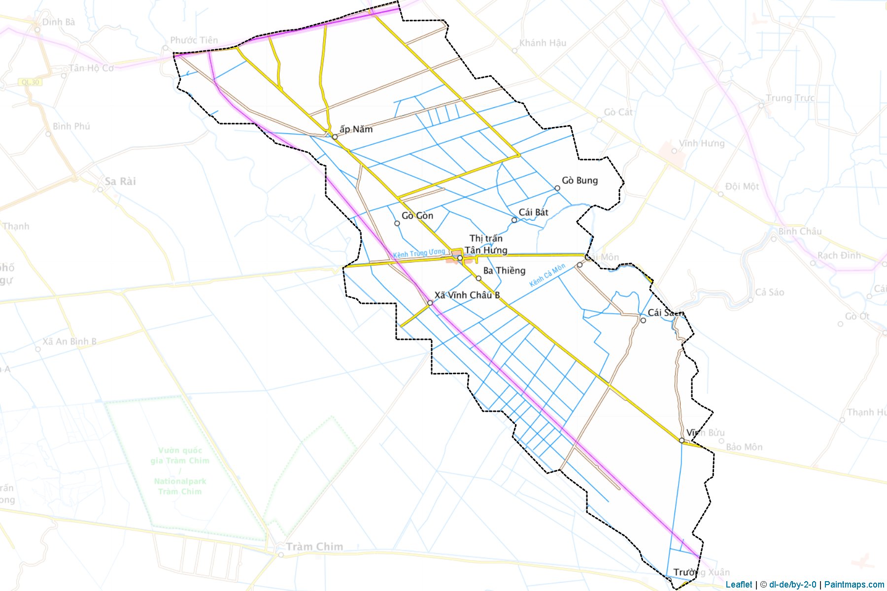 Tan Hung (Long An) Map Cropping Samples-1