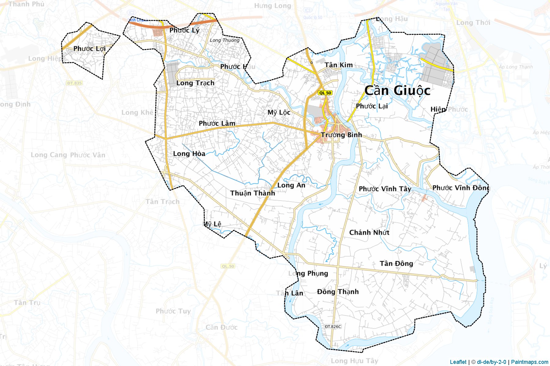 Muestras de recorte de mapas Can Giuoc (Long An)-1