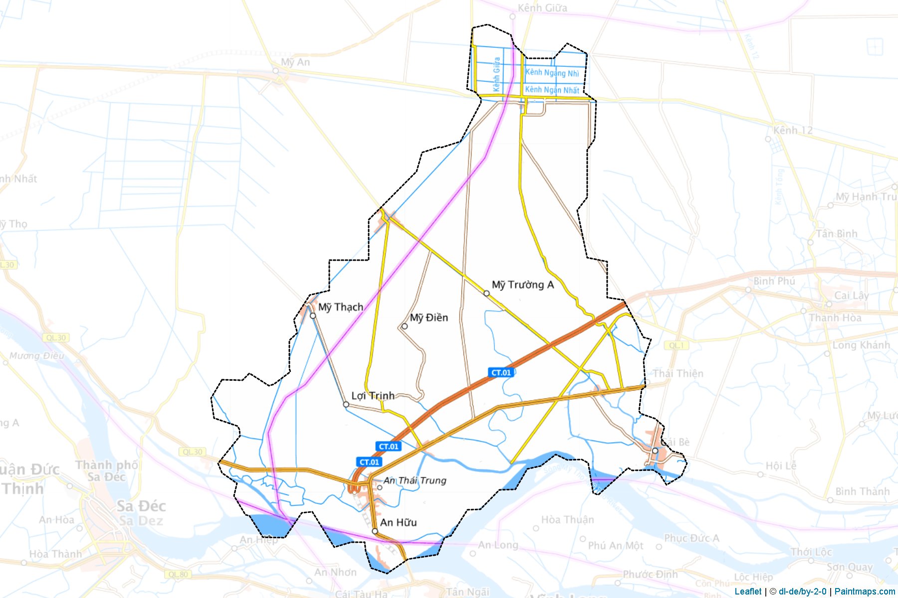 Cai Be (Tien Giang) Map Cropping Samples-1