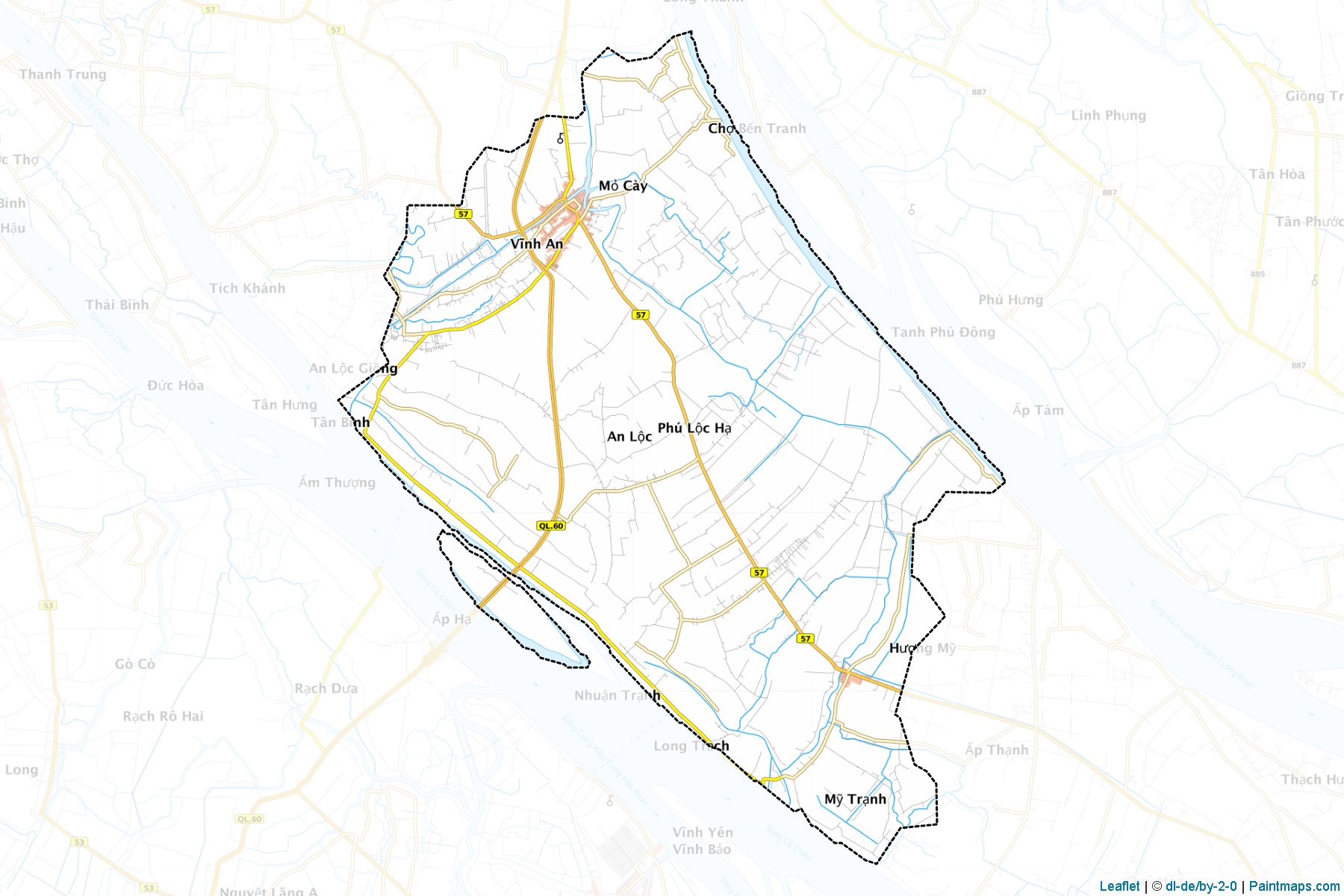 Mo Cay Nam (Ben Tre) Map Cropping Samples-1