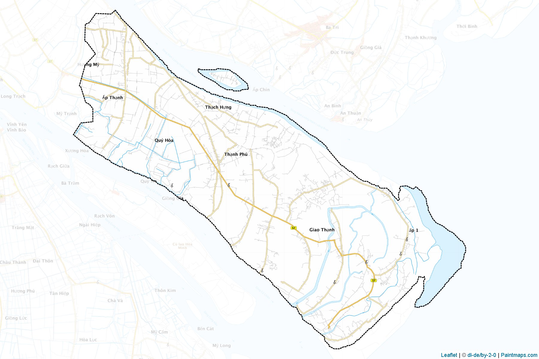 Thanh Phu (Ben Tre) Map Cropping Samples-1