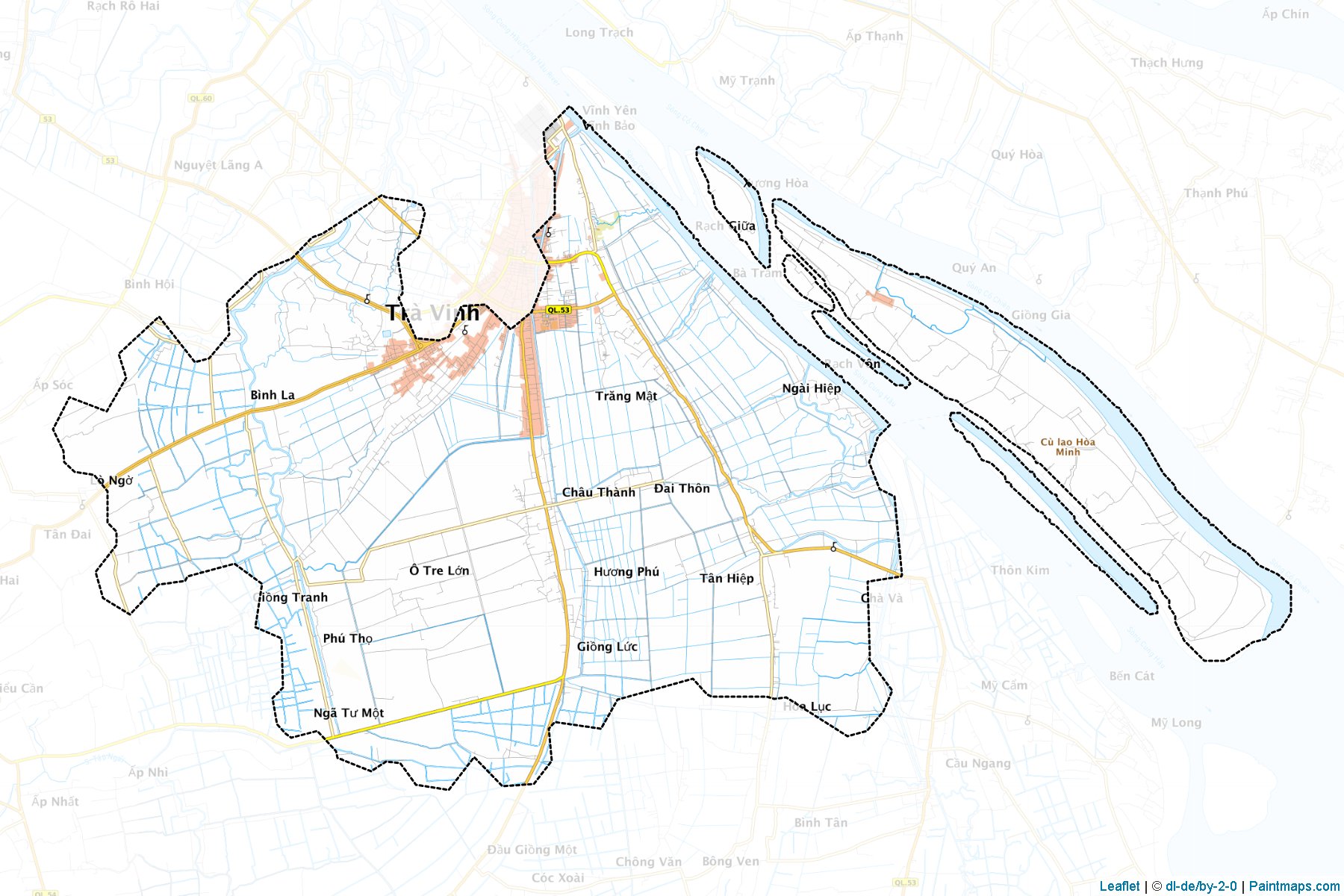 Chau Thanh (Tra Vinh) Map Cropping Samples-1