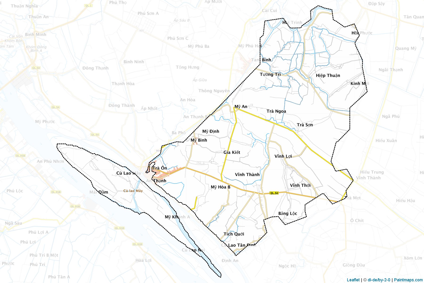 Tra On (Vinh Long) Map Cropping Samples-1