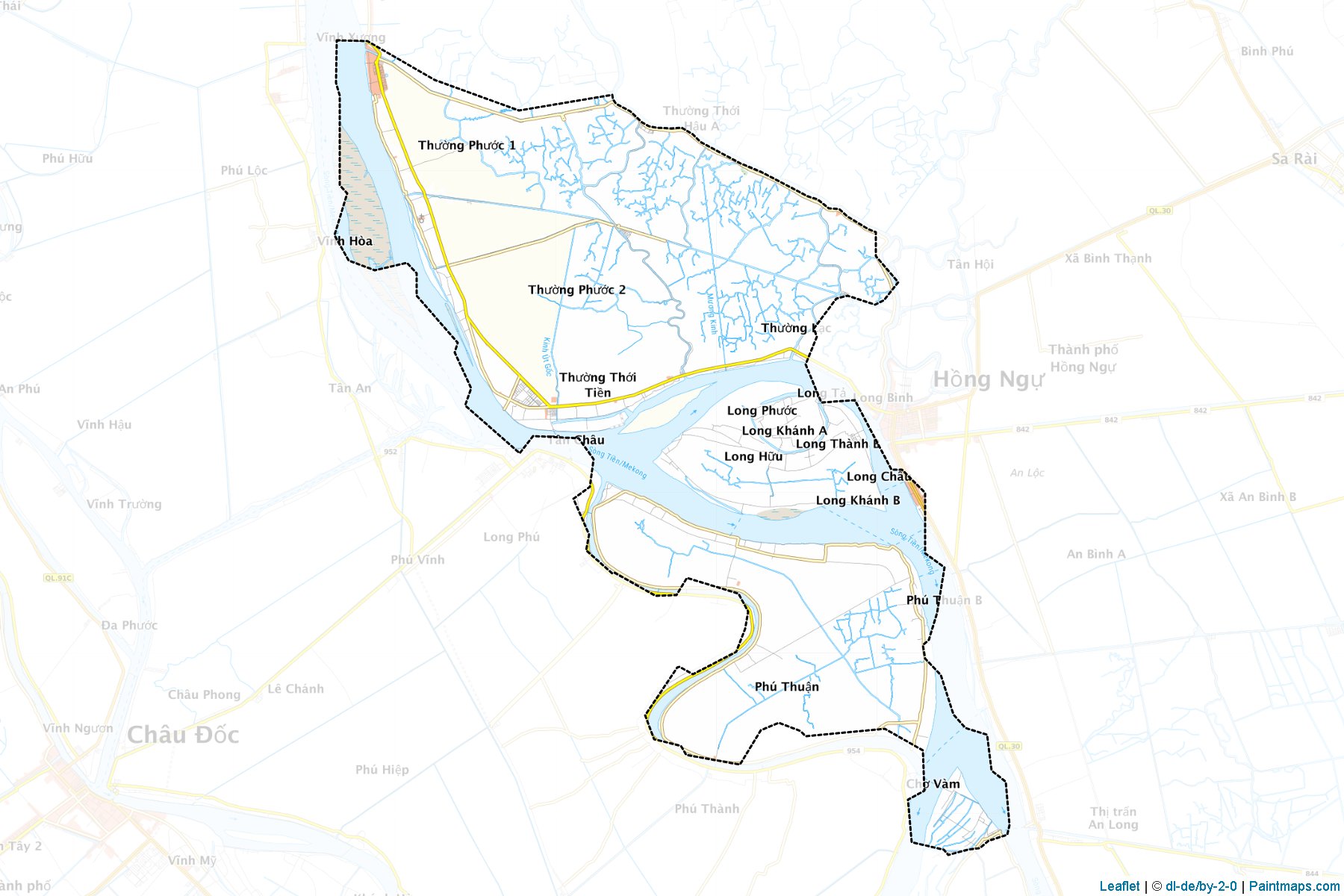 Muestras de recorte de mapas TP. Hong Ngu (Ð?ng Tháp)-1