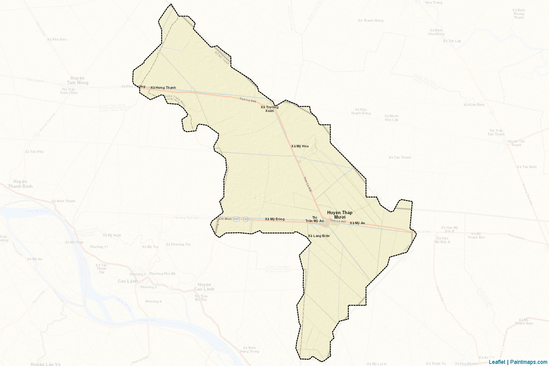 Muestras de recorte de mapas Thap Muoi (Ð?ng Tháp)-2