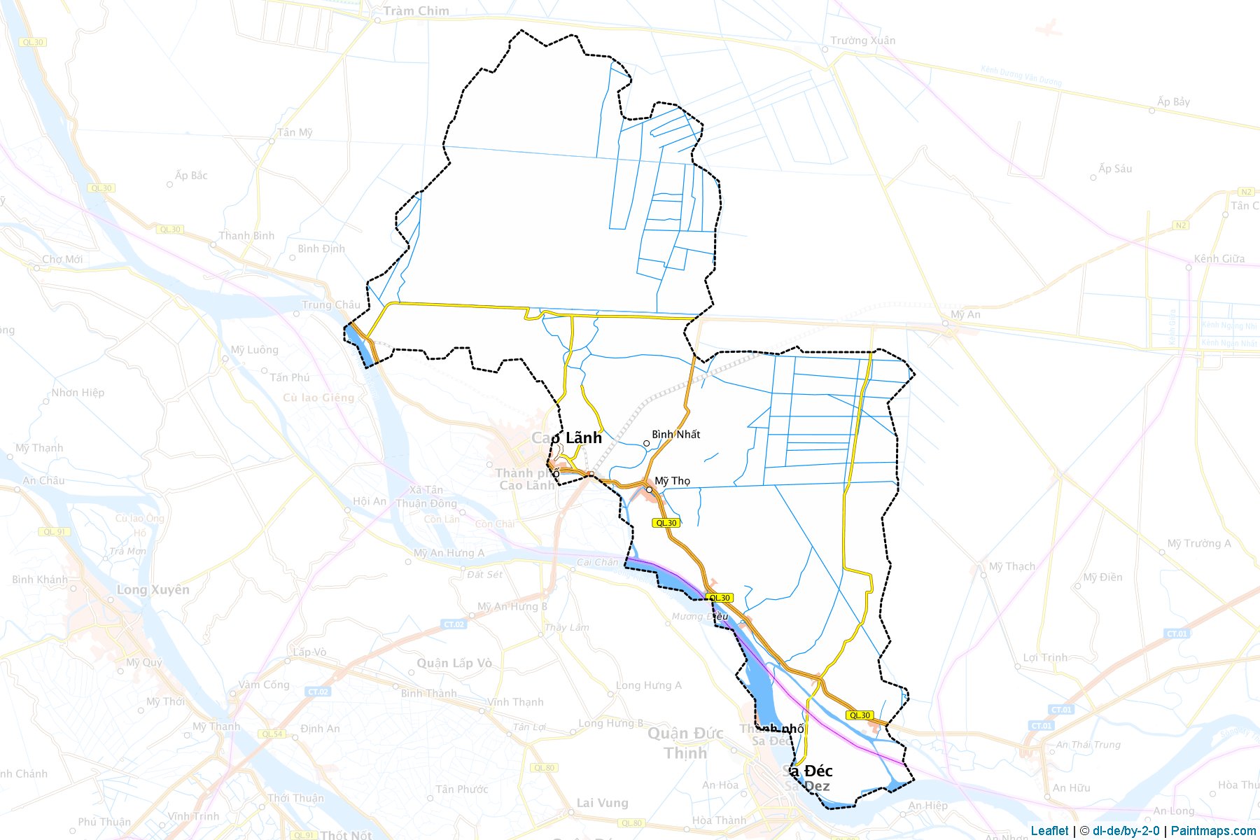 Cao Lãnh (Dong Thap) Map Cropping Samples-1