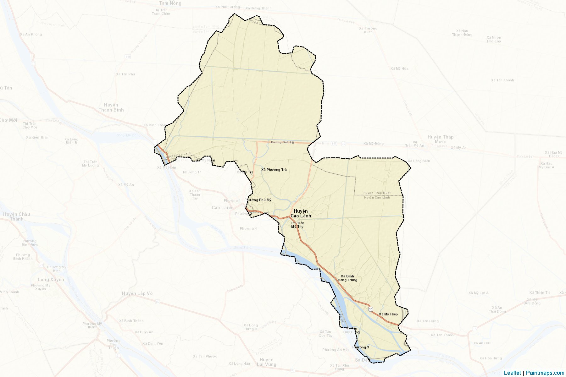 Cao Lãnh (Dong Thap) Map Cropping Samples-2