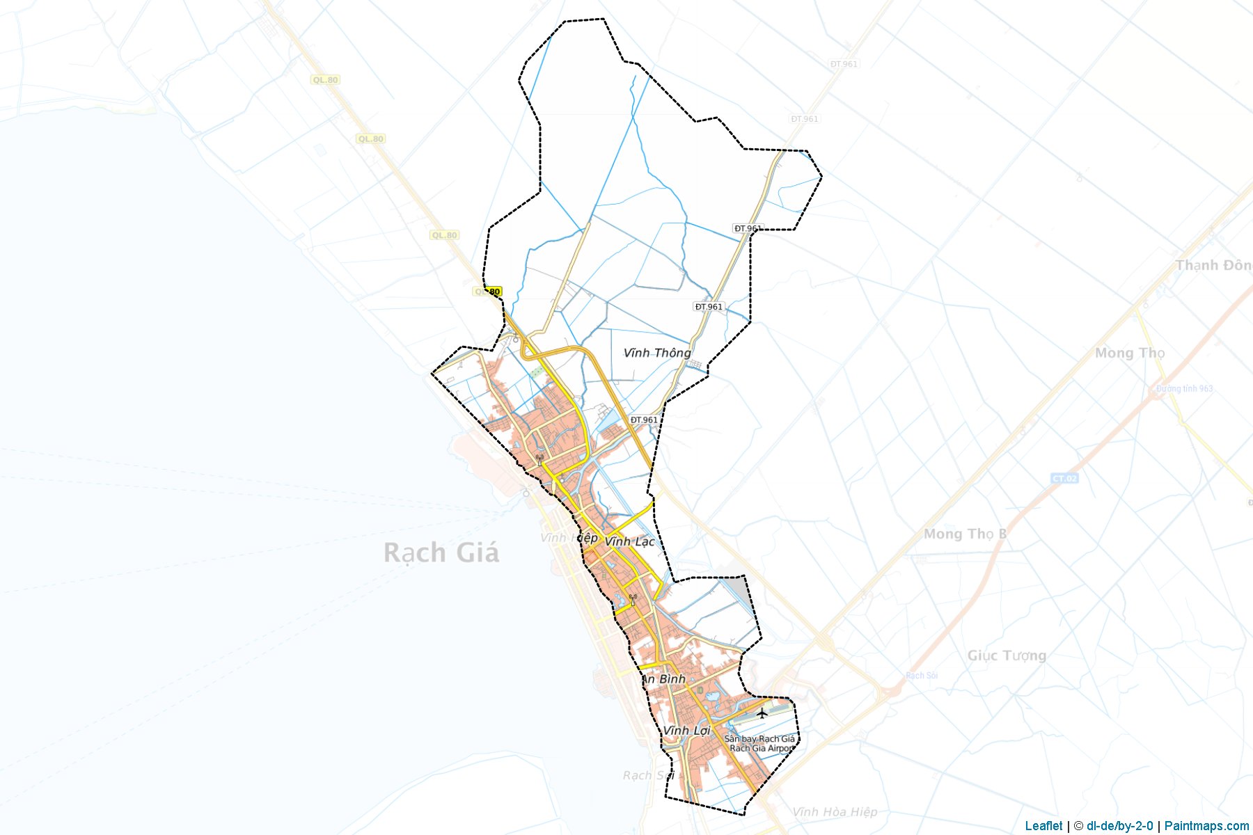 Rach Gia (Kien Giang) Map Cropping Samples-1