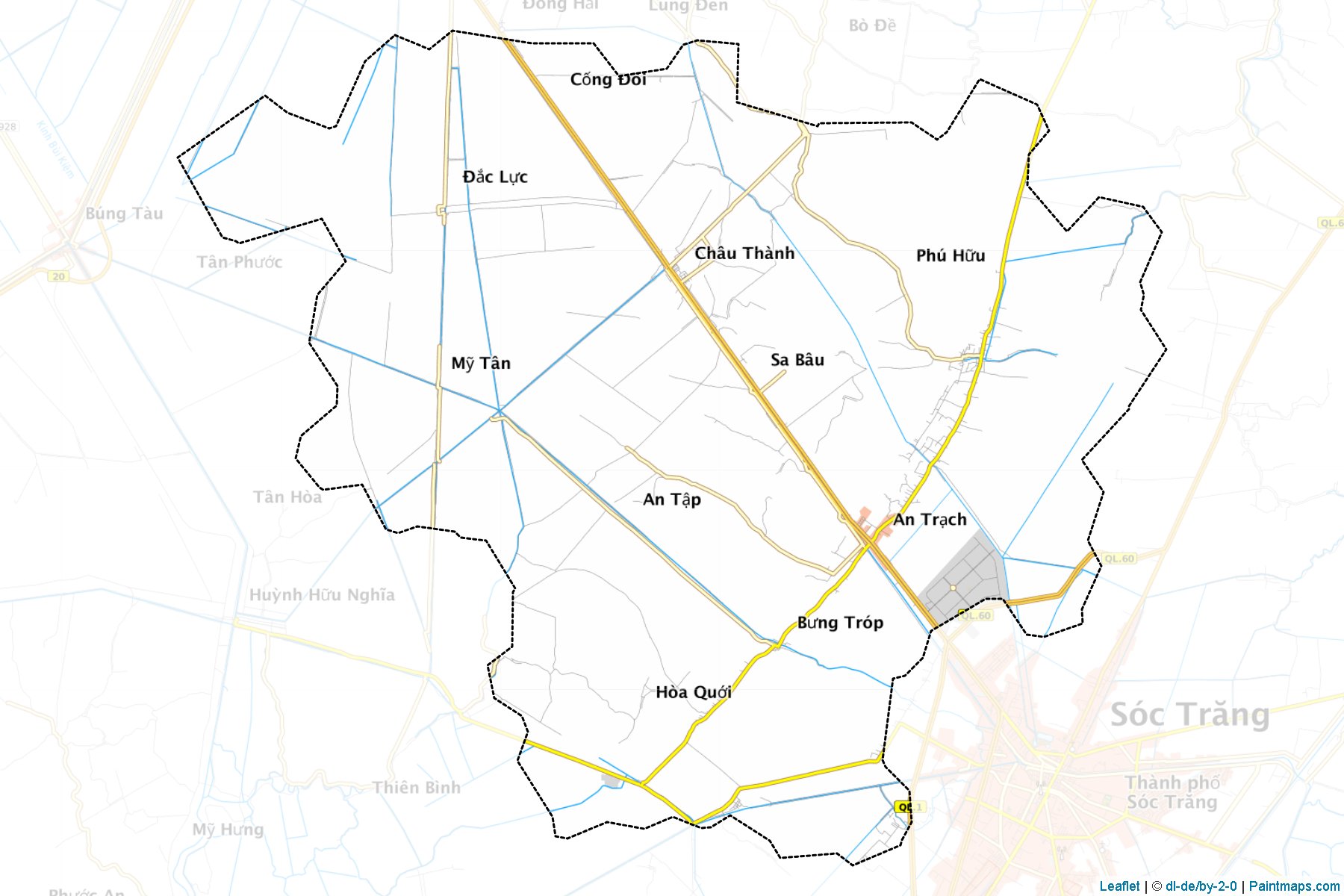 Chau Thanh (Soc Trang) Map Cropping Samples-1