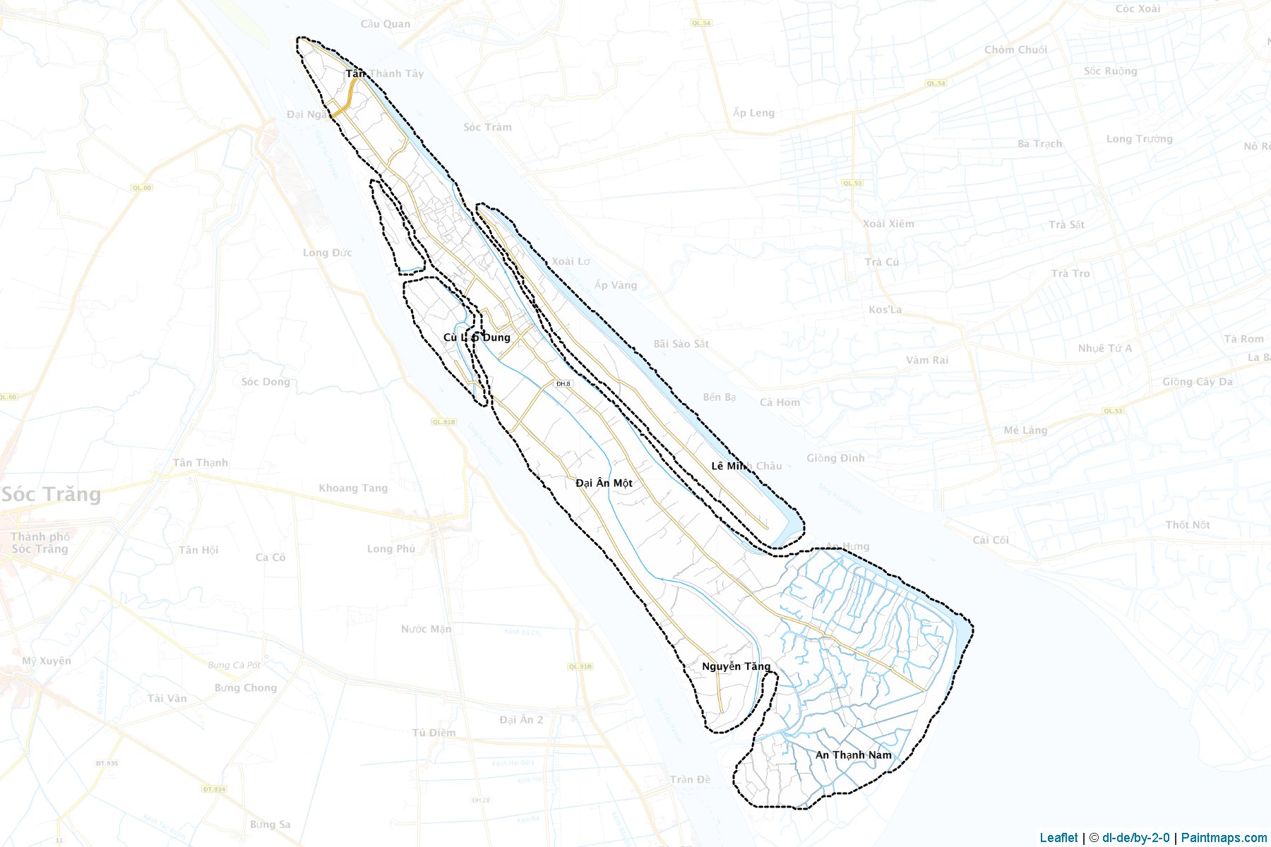 Cu Lao Dung (Soc Trang) Map Cropping Samples-1