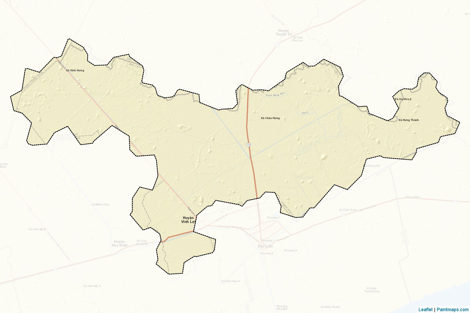 Vinh Loi (Bac Lieu) Map Cropping Samples-2