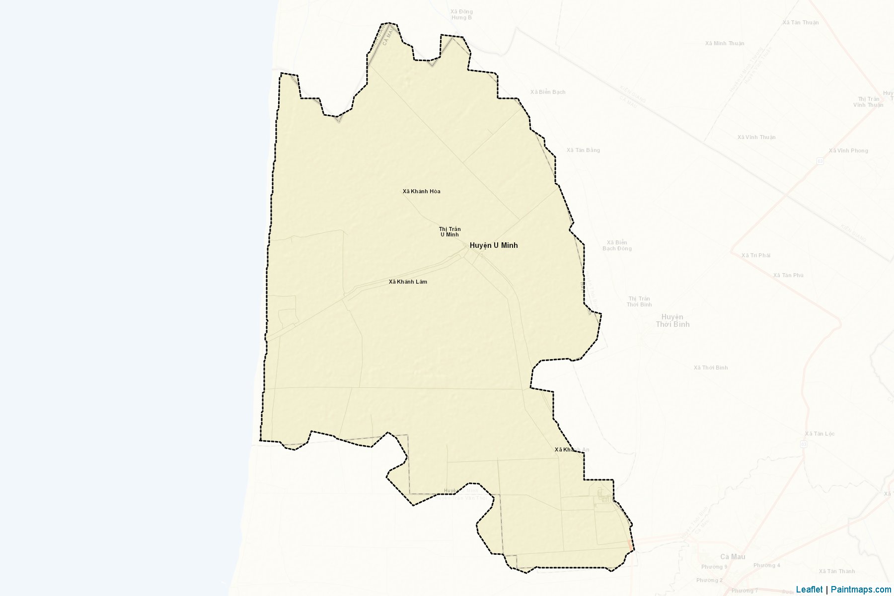 U Minh (Ca Mau) Map Cropping Samples-2