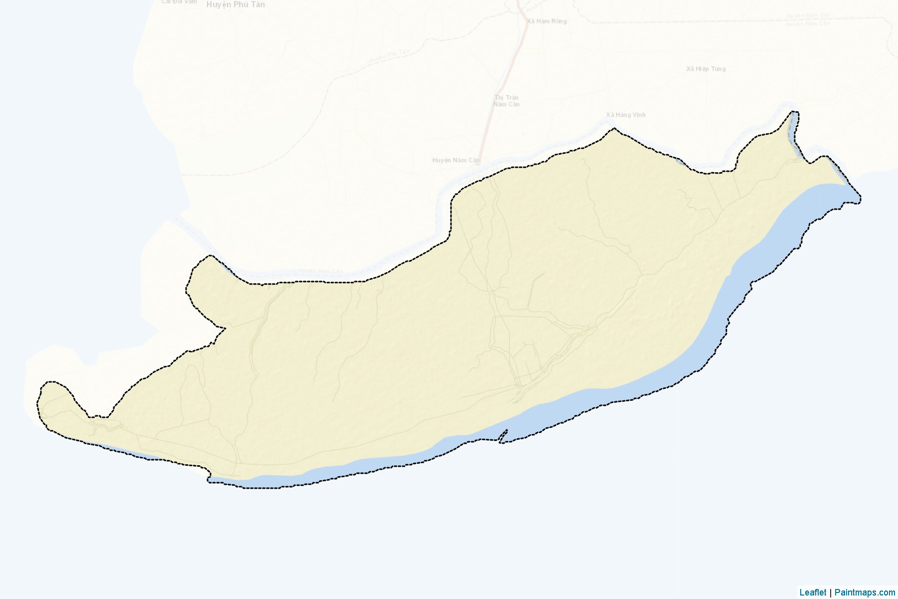 Muestras de recorte de mapas Ngoc Hien (Cà Mau)-2