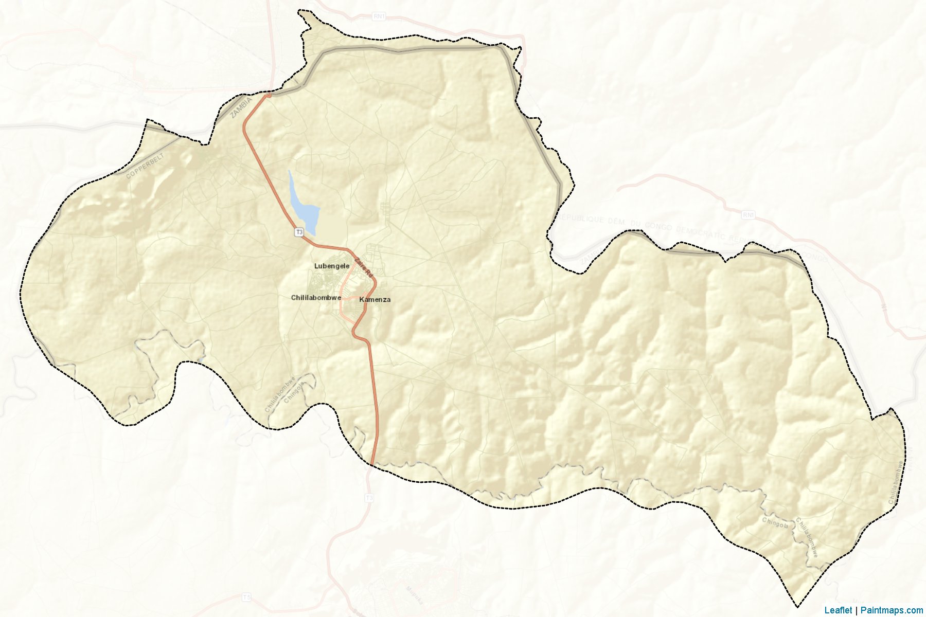 Chililabombwe (Copperbelt) Map Cropping Samples-2