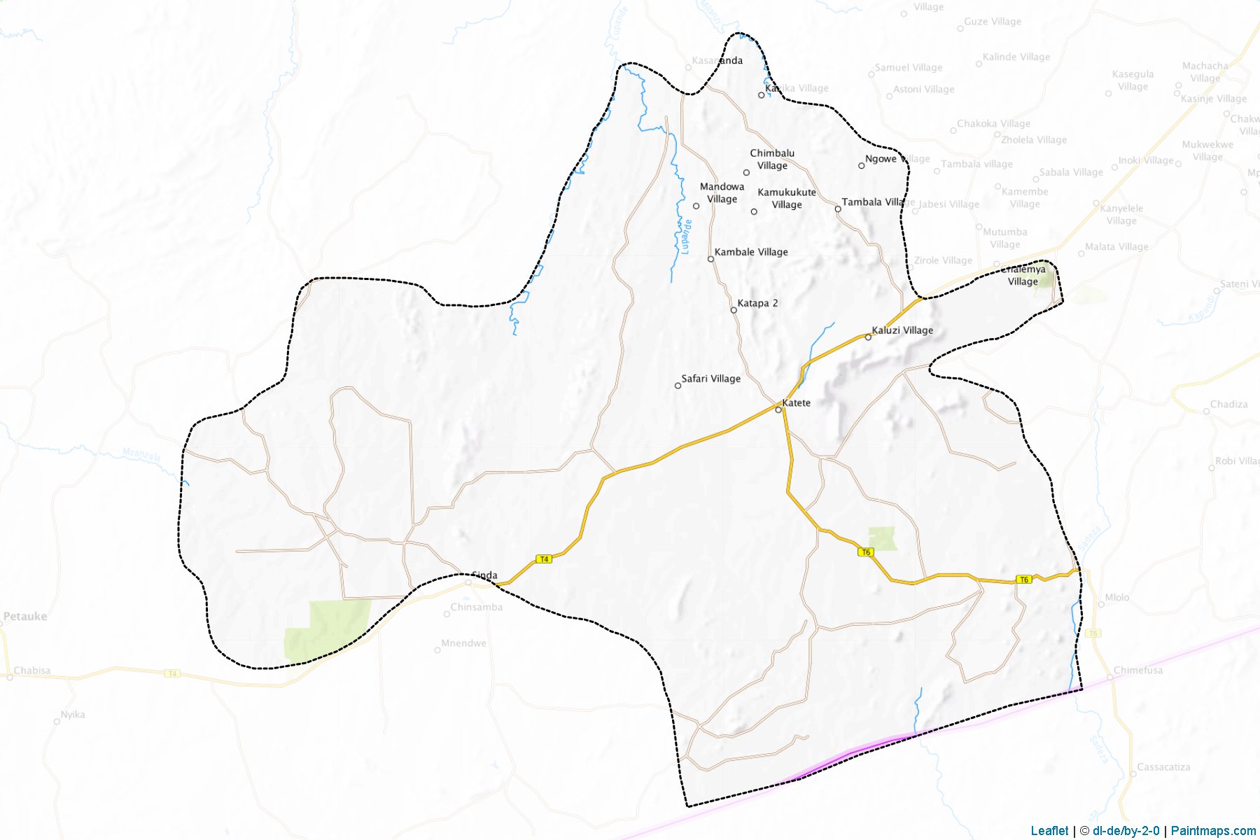 Muestras de recorte de mapas Katete (Eastern)-1