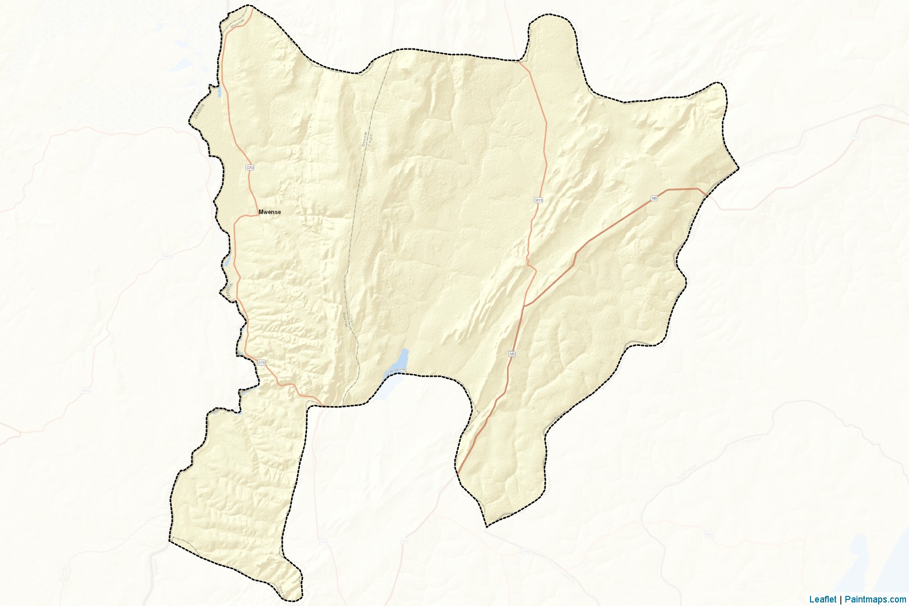 Muestras de recorte de mapas Mwense (Luapula)-2