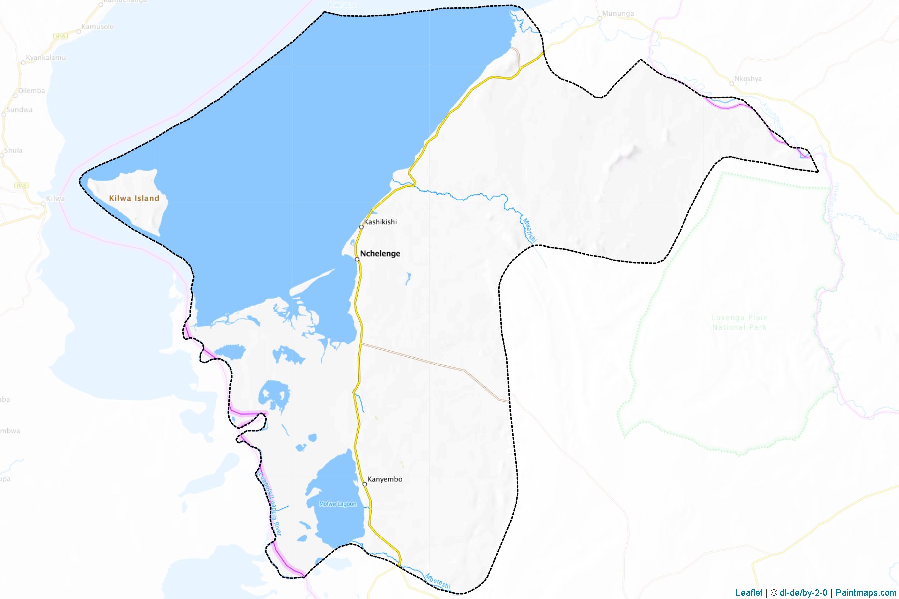 Nchelenge (Luapula) Map Cropping Samples-1