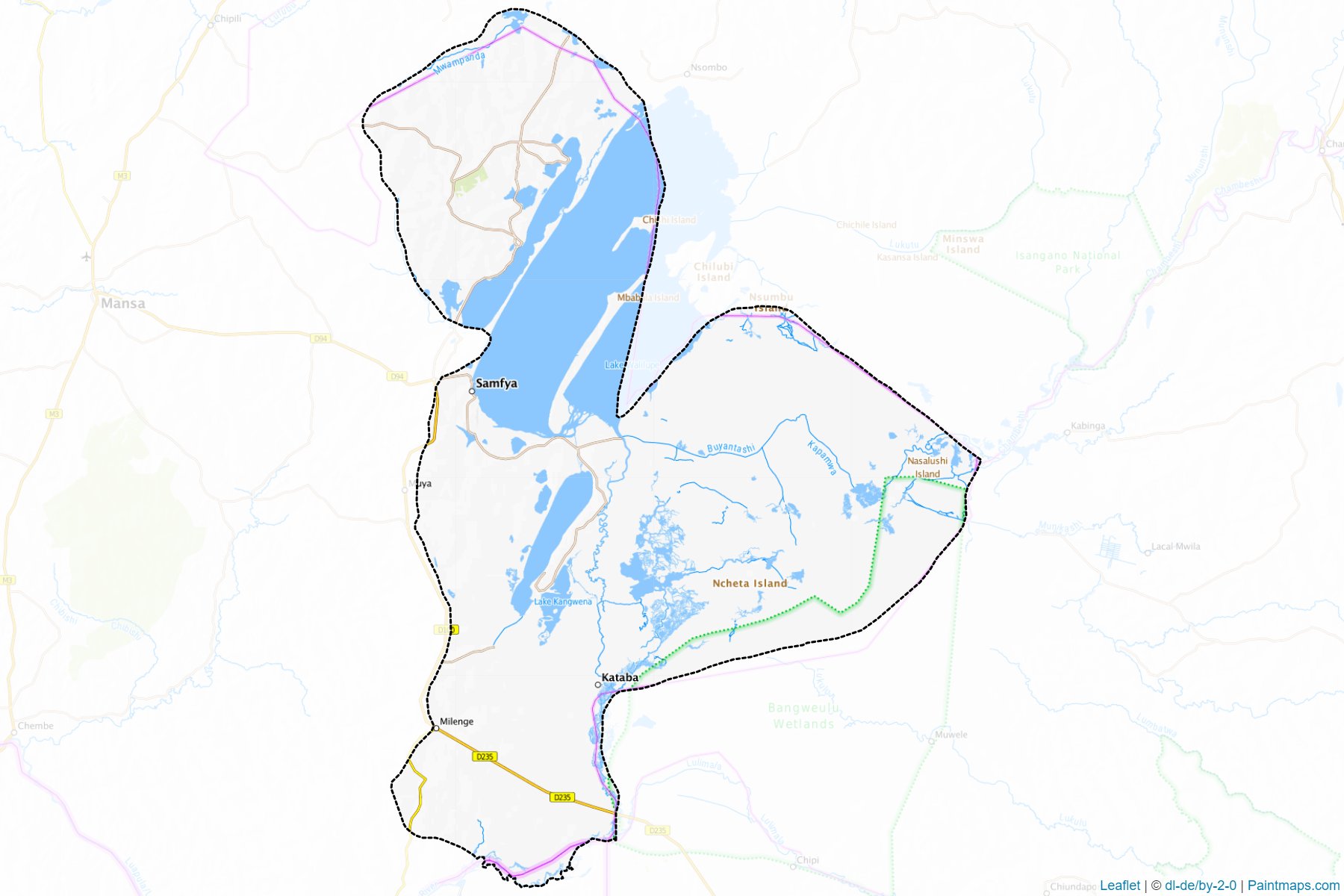 Samfya (Luapula) Map Cropping Samples-1