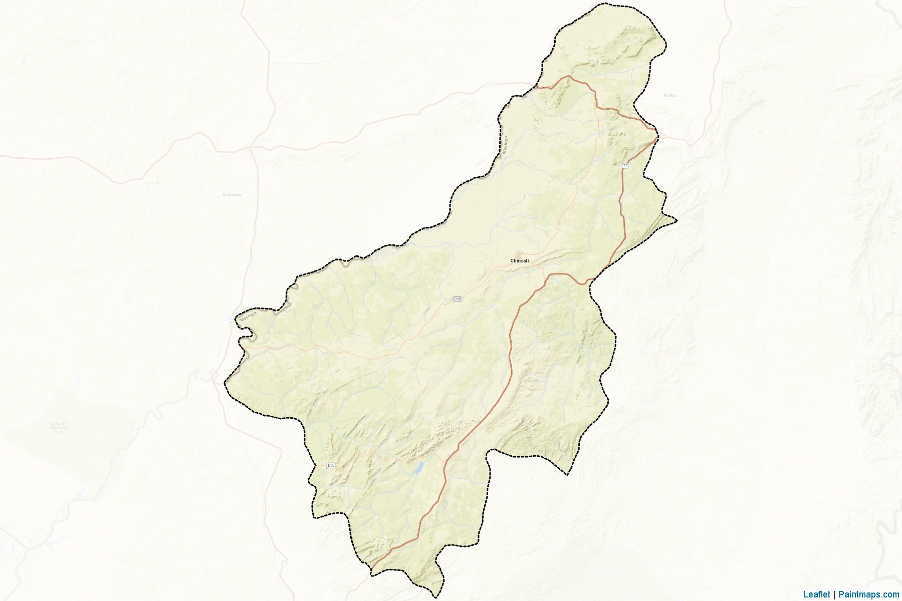 Muestras de recorte de mapas Chinsali (Muchinga)-2