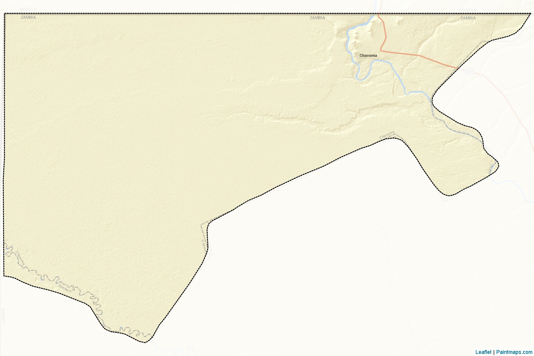 Muestras de recorte de mapas Chavuma (North-Western)-2