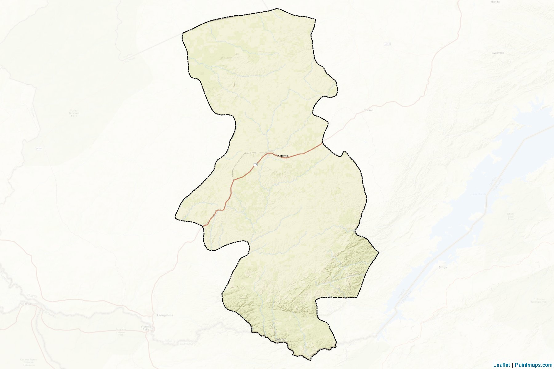 Muestras de recorte de mapas Kalomo (Southern)-2